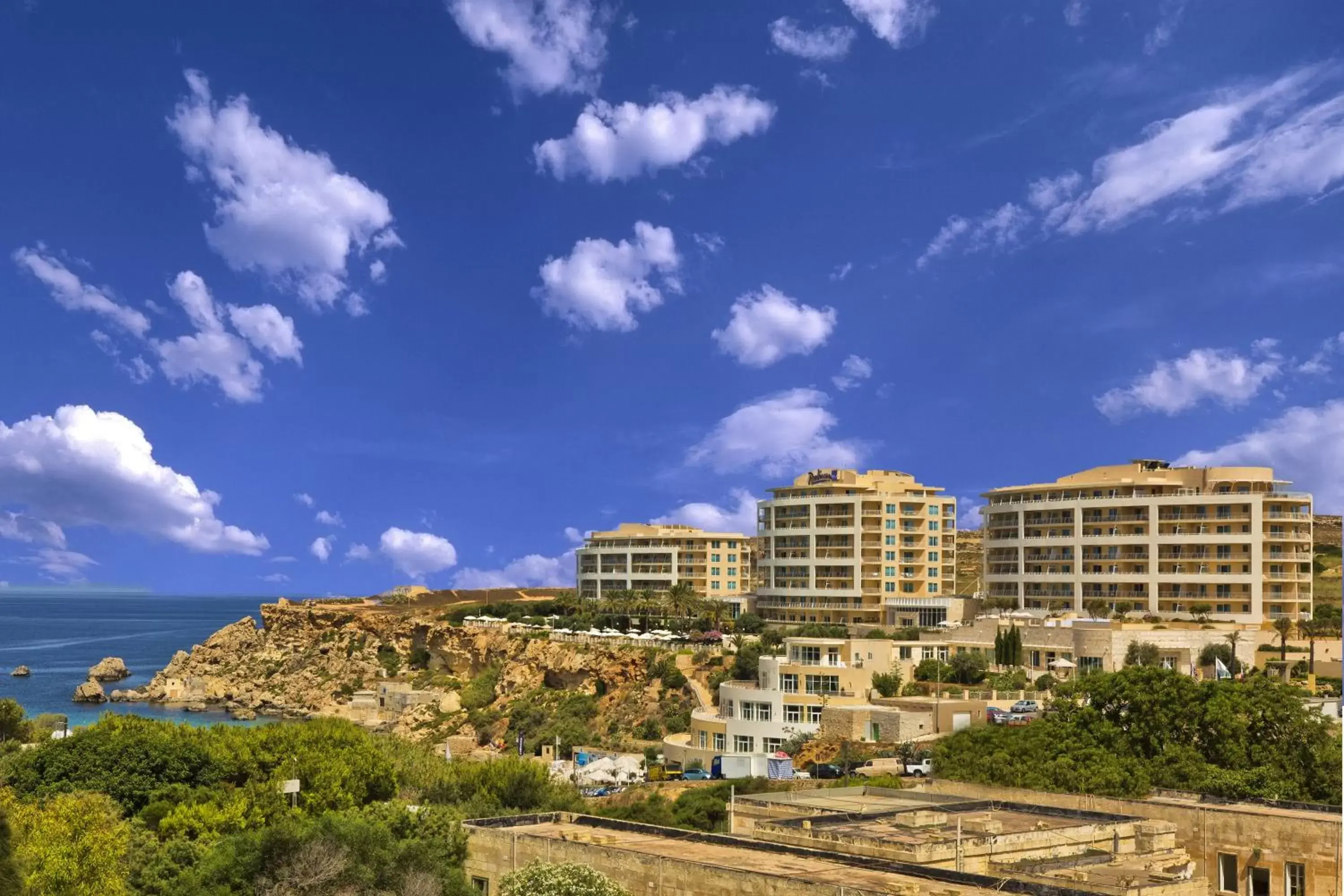 Facade/entrance in Radisson Blu Resort & Spa, Malta Golden Sands