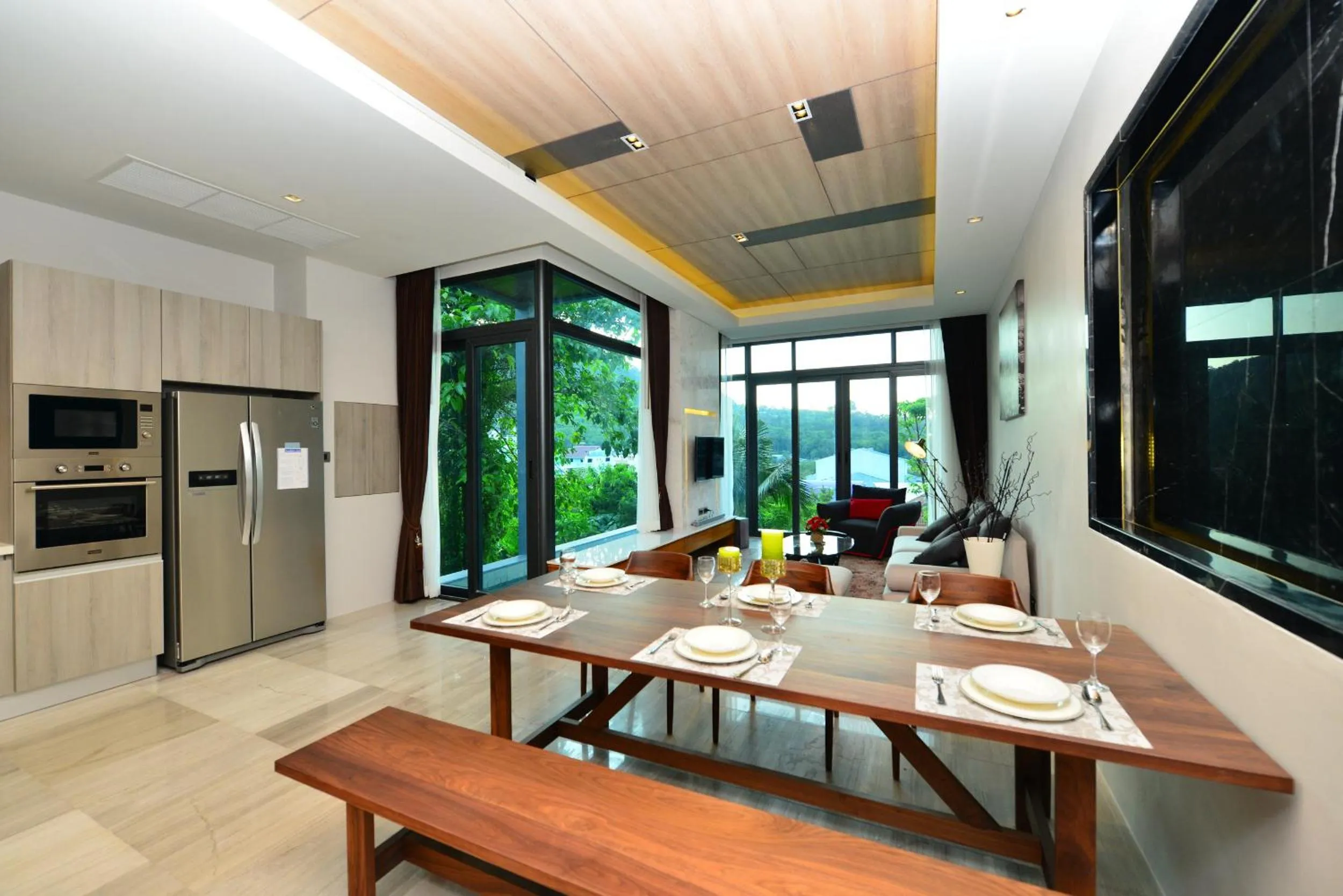 Dining area in Bukit Pool Villas - SHA Extra Plus