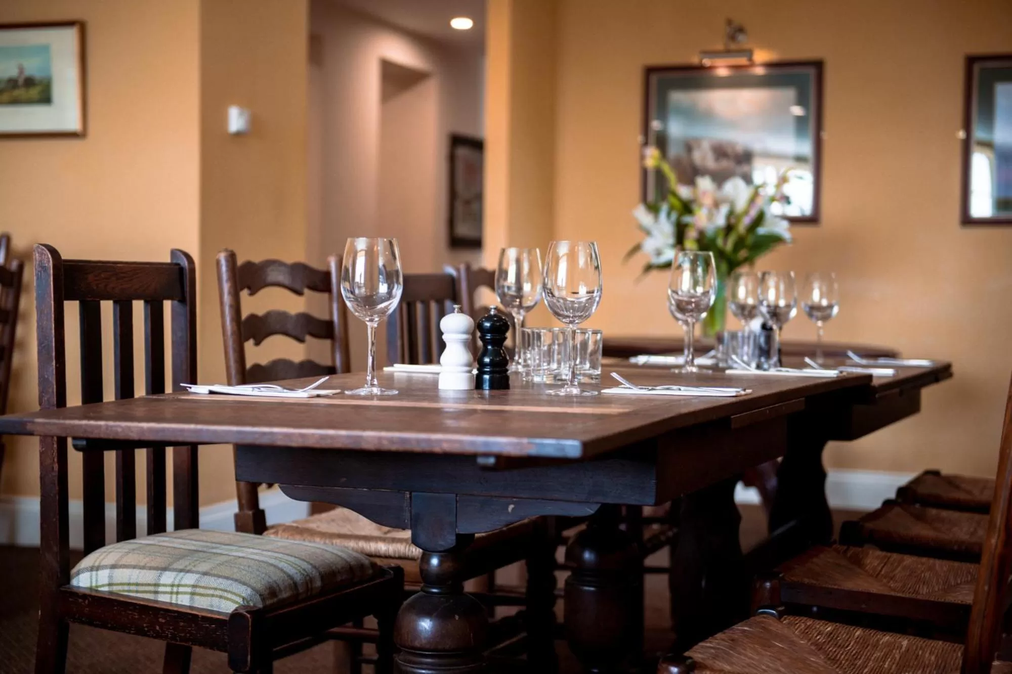 Dining area in The Wellington Heifer