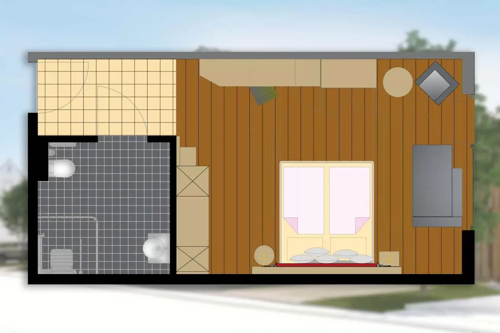 Floor Plan in Landhotel Zum Goldenen Kreuz