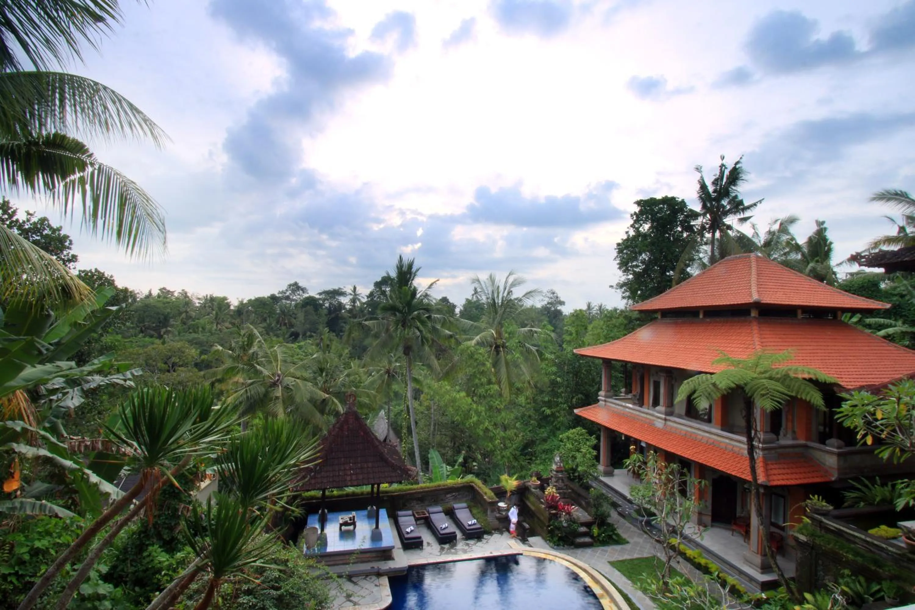 Pool view in Nick's Hidden Cottages by Mahaputra-CHSE Certified