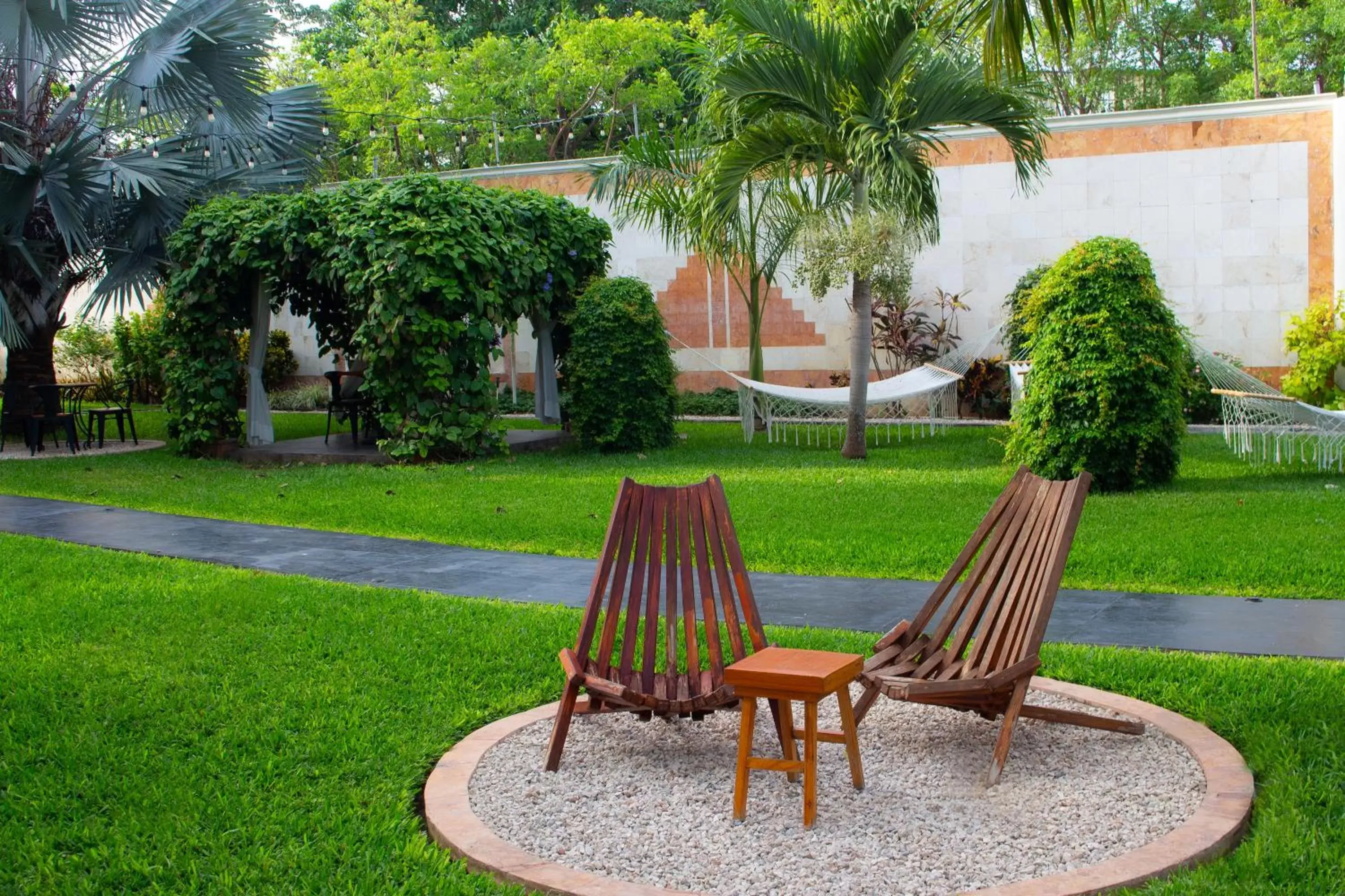 Garden in Hotel Palacio Maya