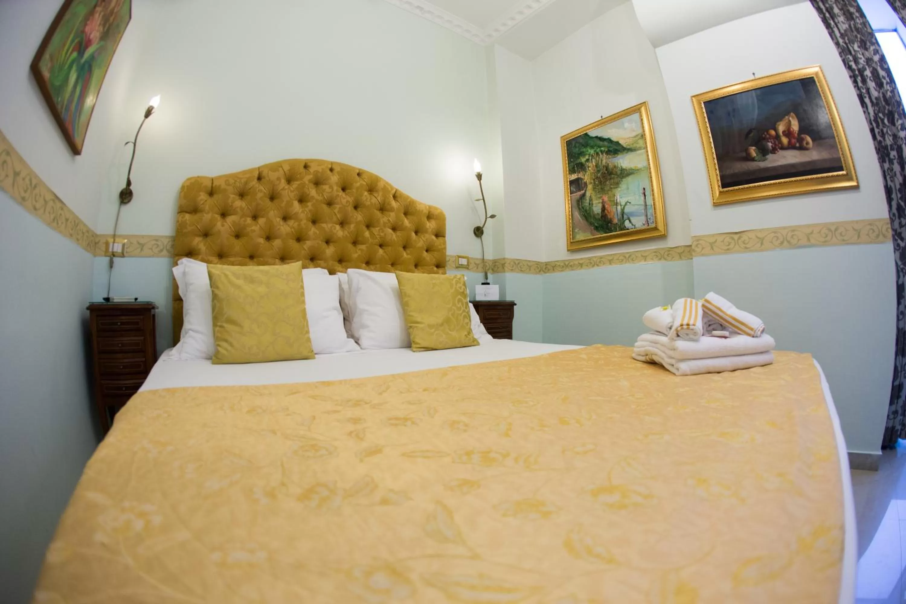 Bed in B&B Art Suite Santa Brigida