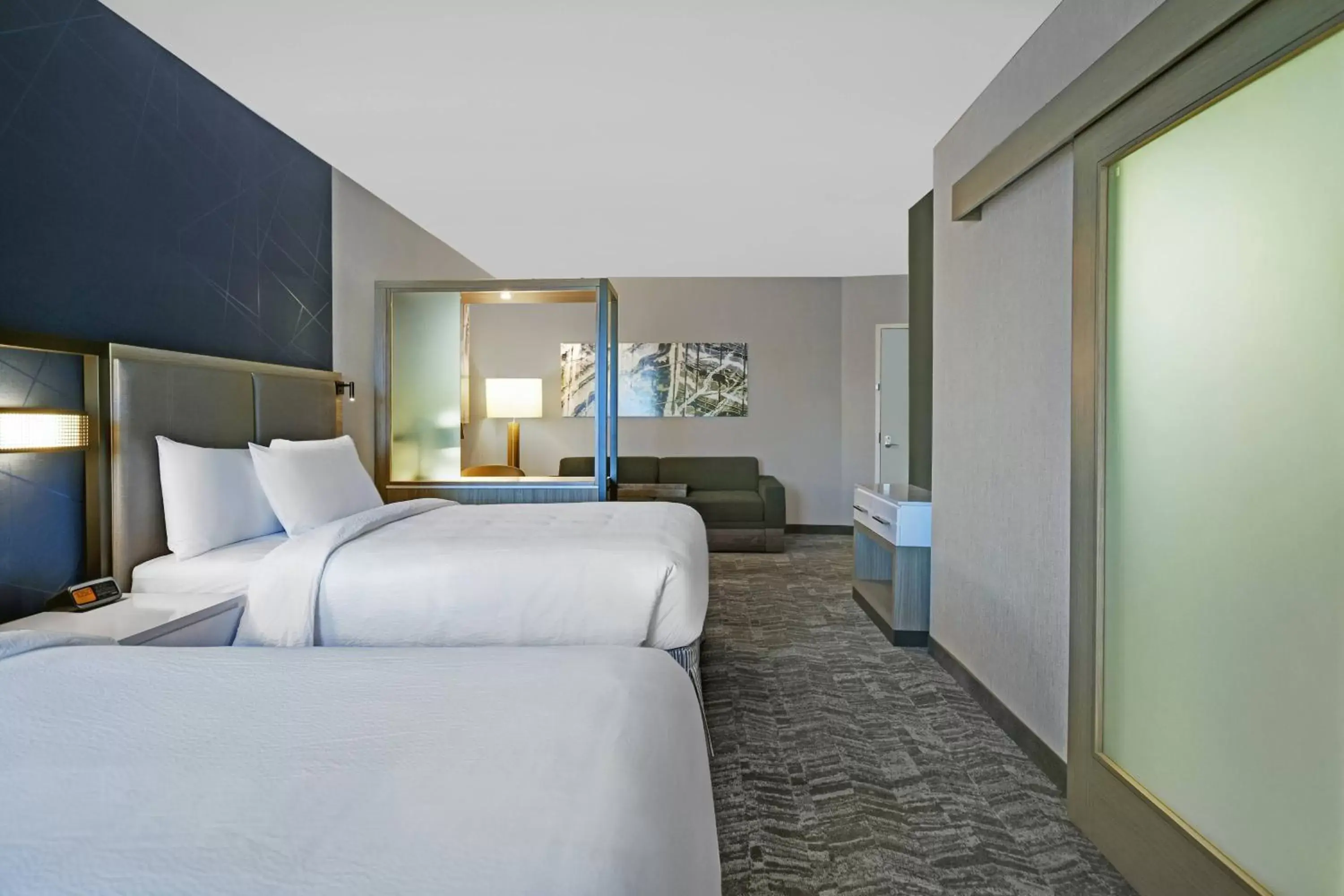 Bedroom, Bed in SpringHill Suites by Marriott St. Paul Arden Hills