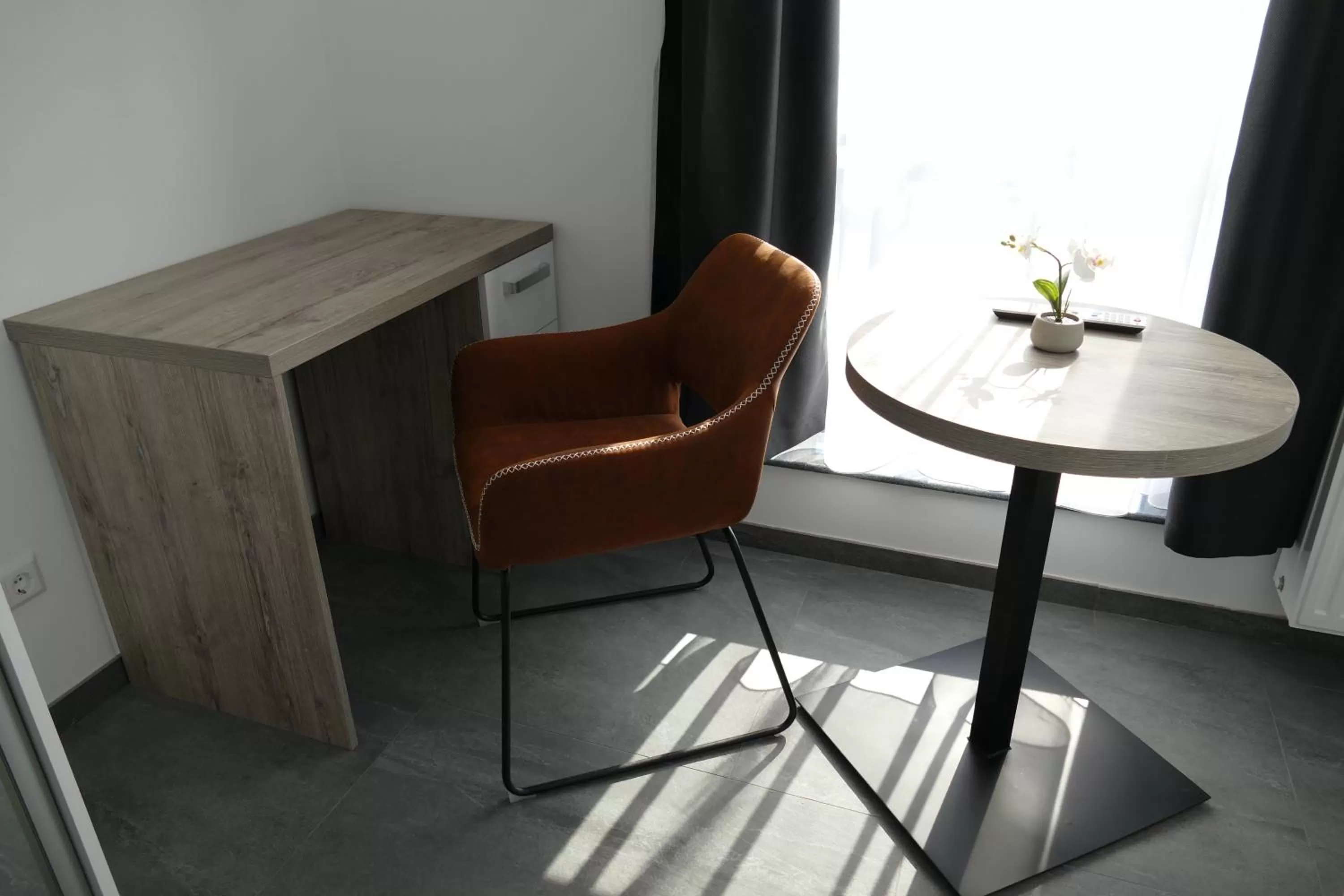 Seating area in HP Apartments