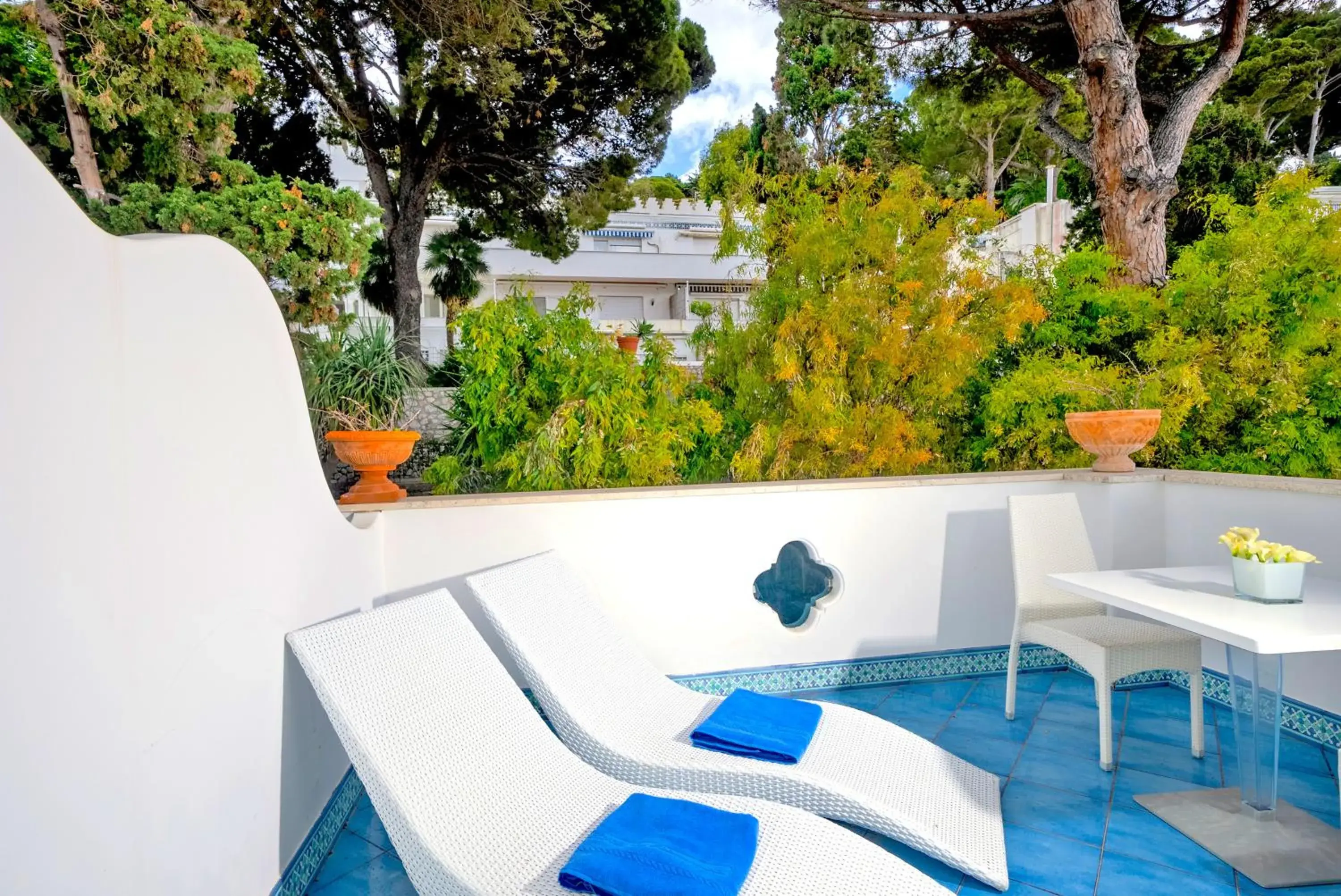 Patio in Hotel La Floridiana