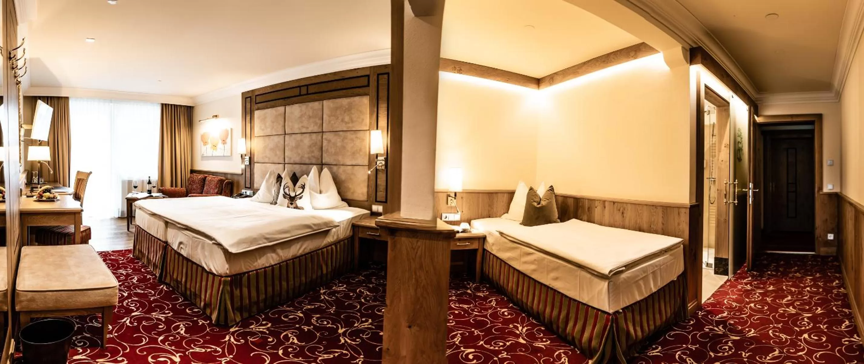 Photo of the whole room, Bed in Hotel Hubertushof