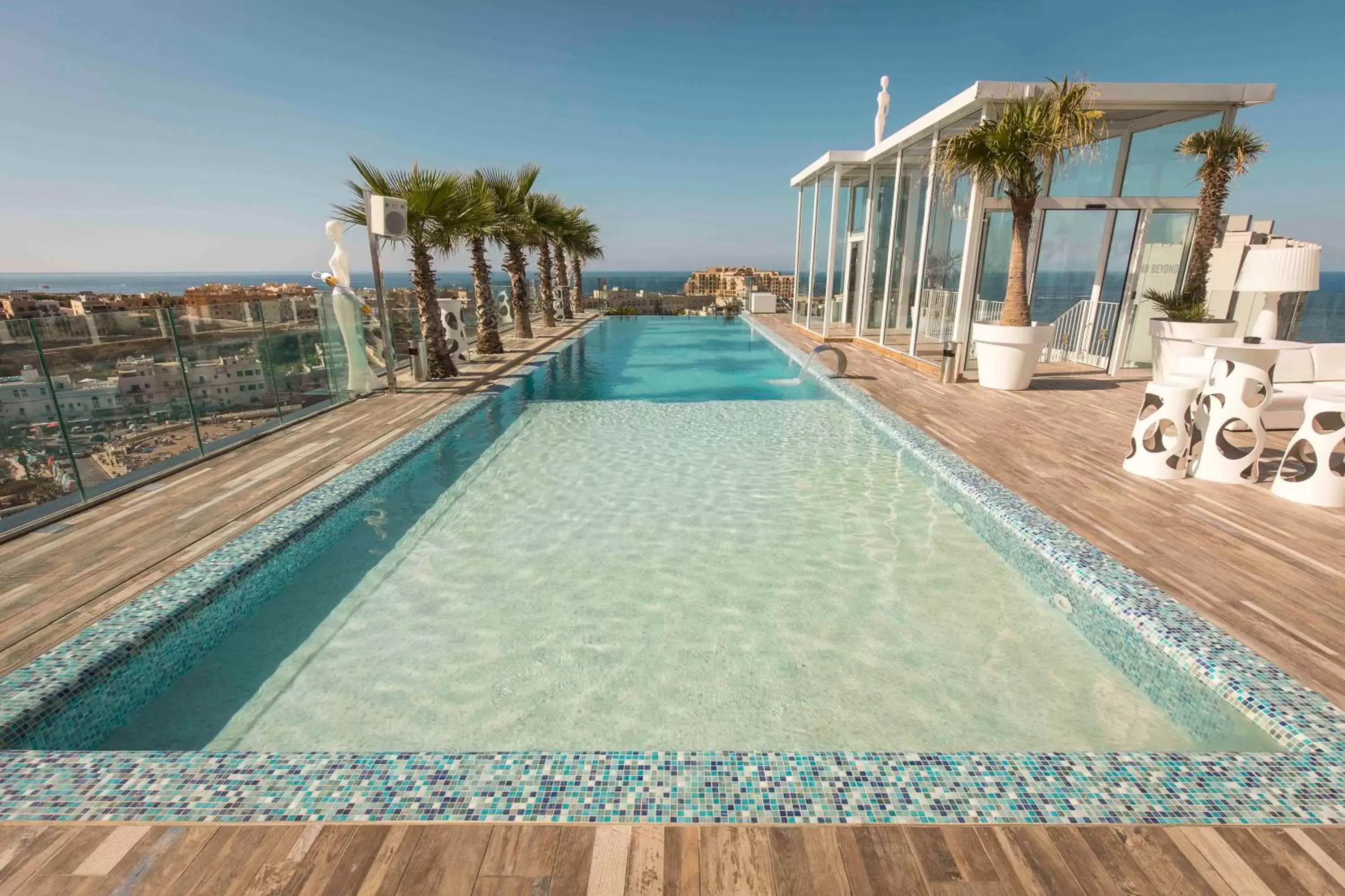 Balcony/Terrace, Swimming Pool in H Hotel & SPA - Adults Only