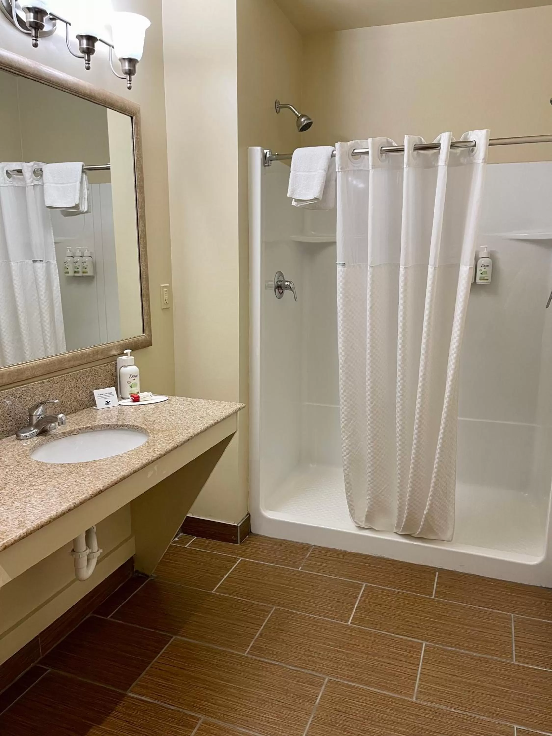 Shower in Baymont by Wyndham Beulah