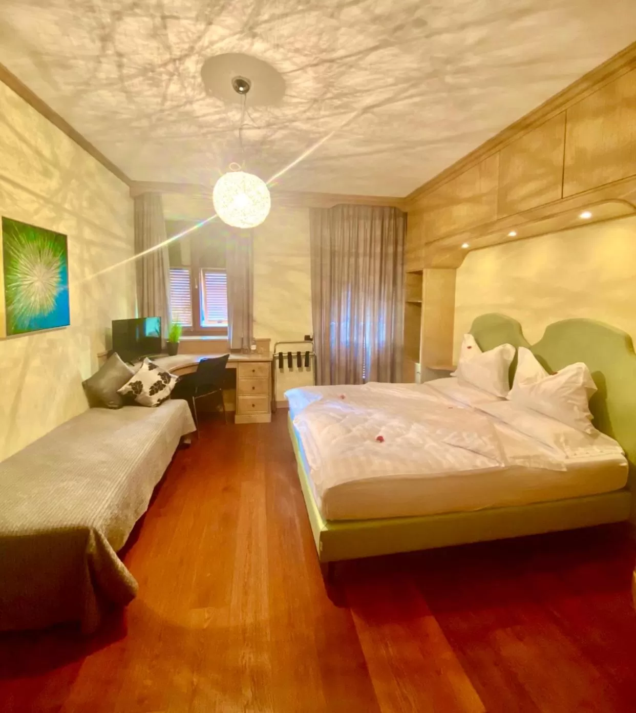 Bed in Relais Villa Quercia