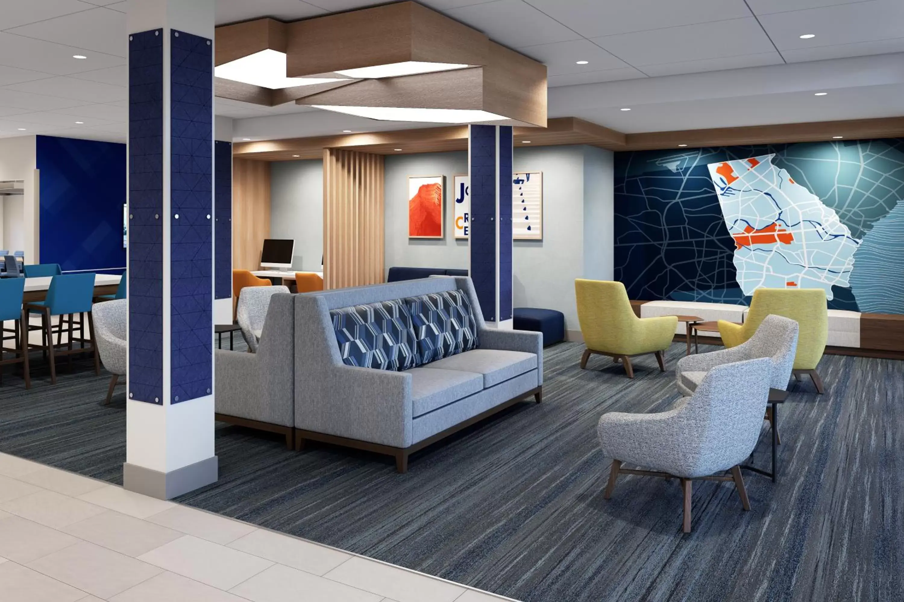 Seating area in Holiday Inn Express & Suites - Ridgecrest - China Lake, an IHG Hotel