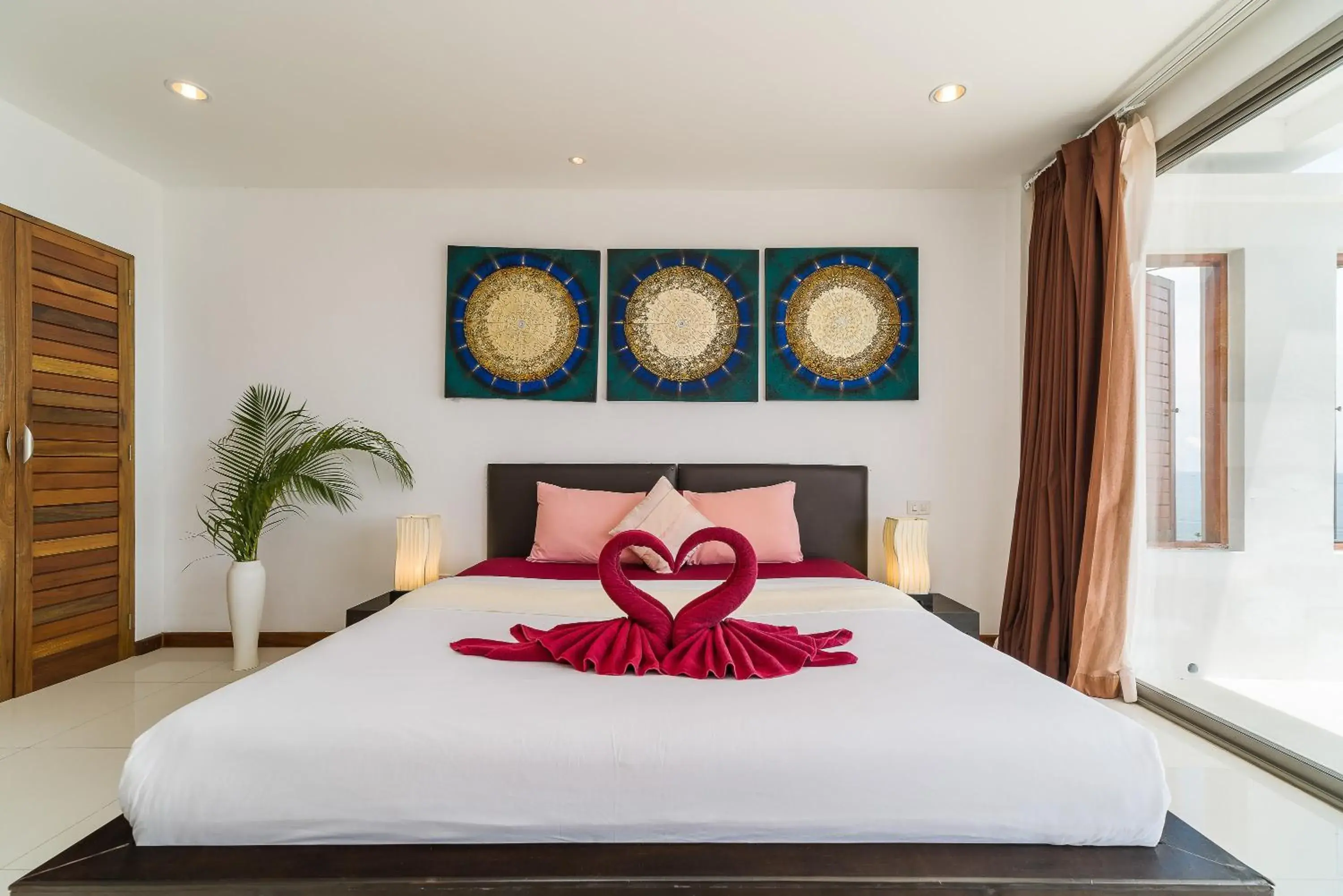 Bedroom, Bed in Tropical Sea View Residence