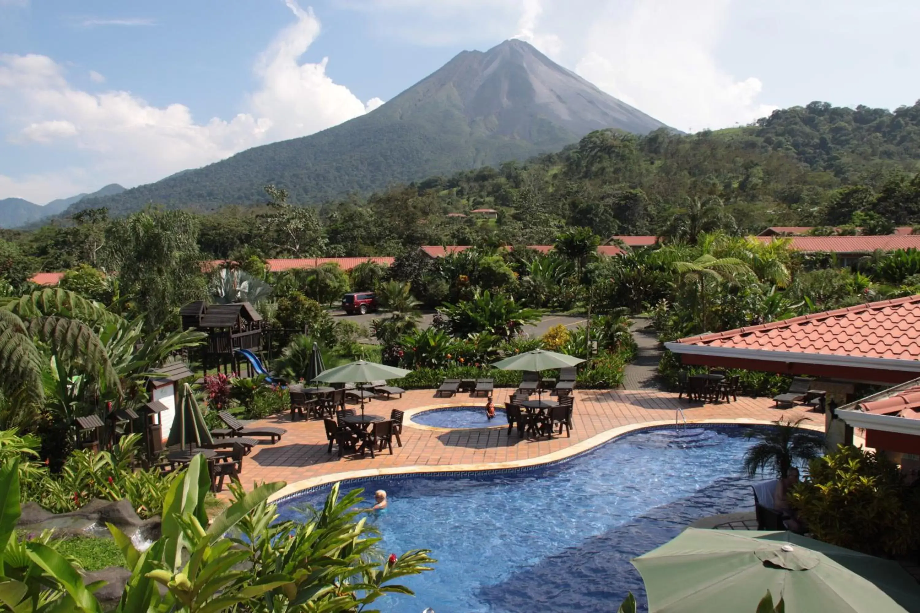 Bird's eye view, Pool View in Volcano Lodge, Hotel & Thermal Experience