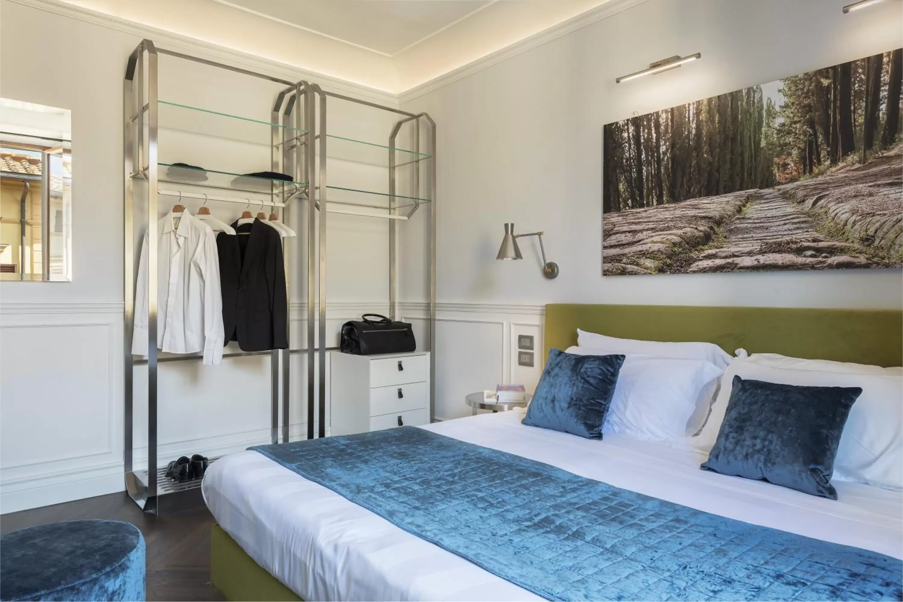 Bed in Albergo Chiusarelli Bed in Albergo Chiusarelli