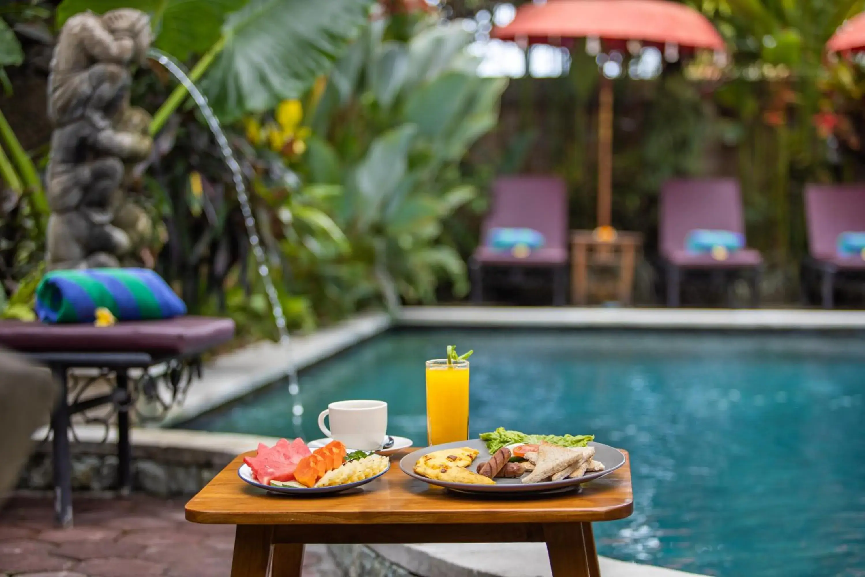 Breakfast in Uma Sari Cottage by Mahaputra-CHSE Certified Breakfast in Uma Sari Cottage by Mahaputra-CHSE Certified