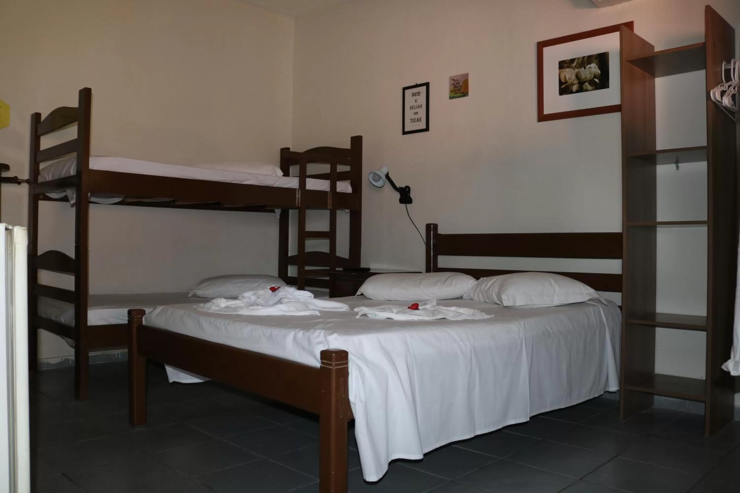 Bed in Pousada Flor Dália