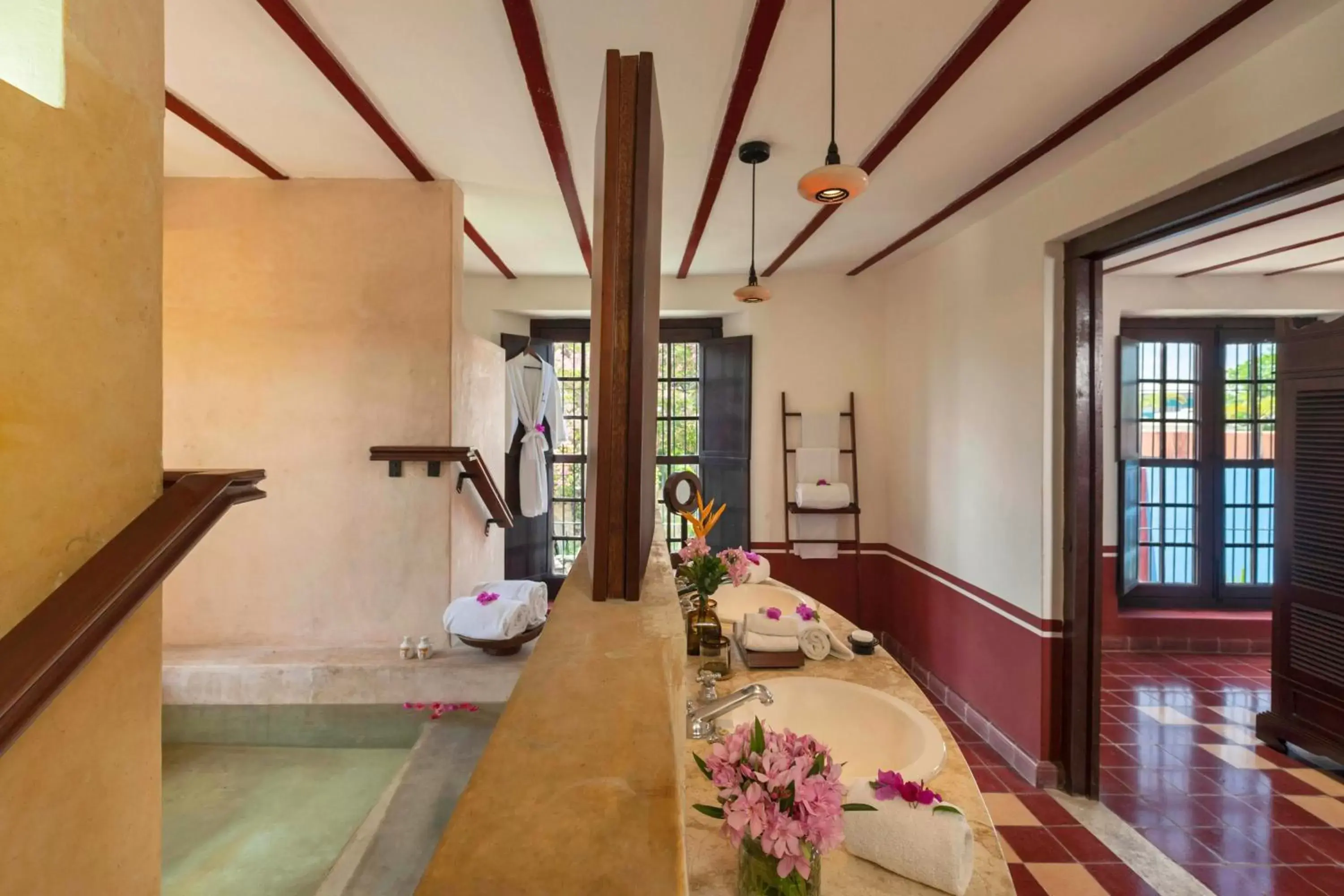 Bathroom in Hacienda Campeche