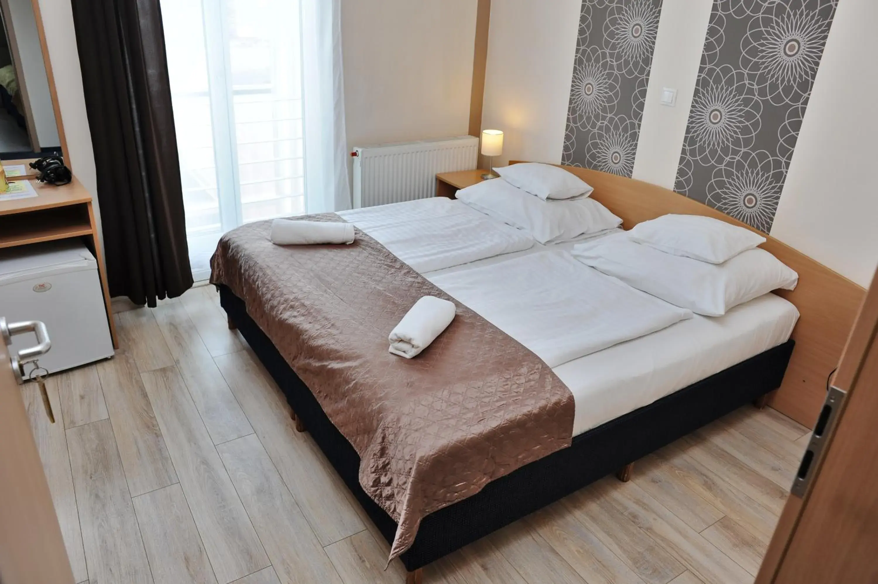 Bed in Hotel Papillon