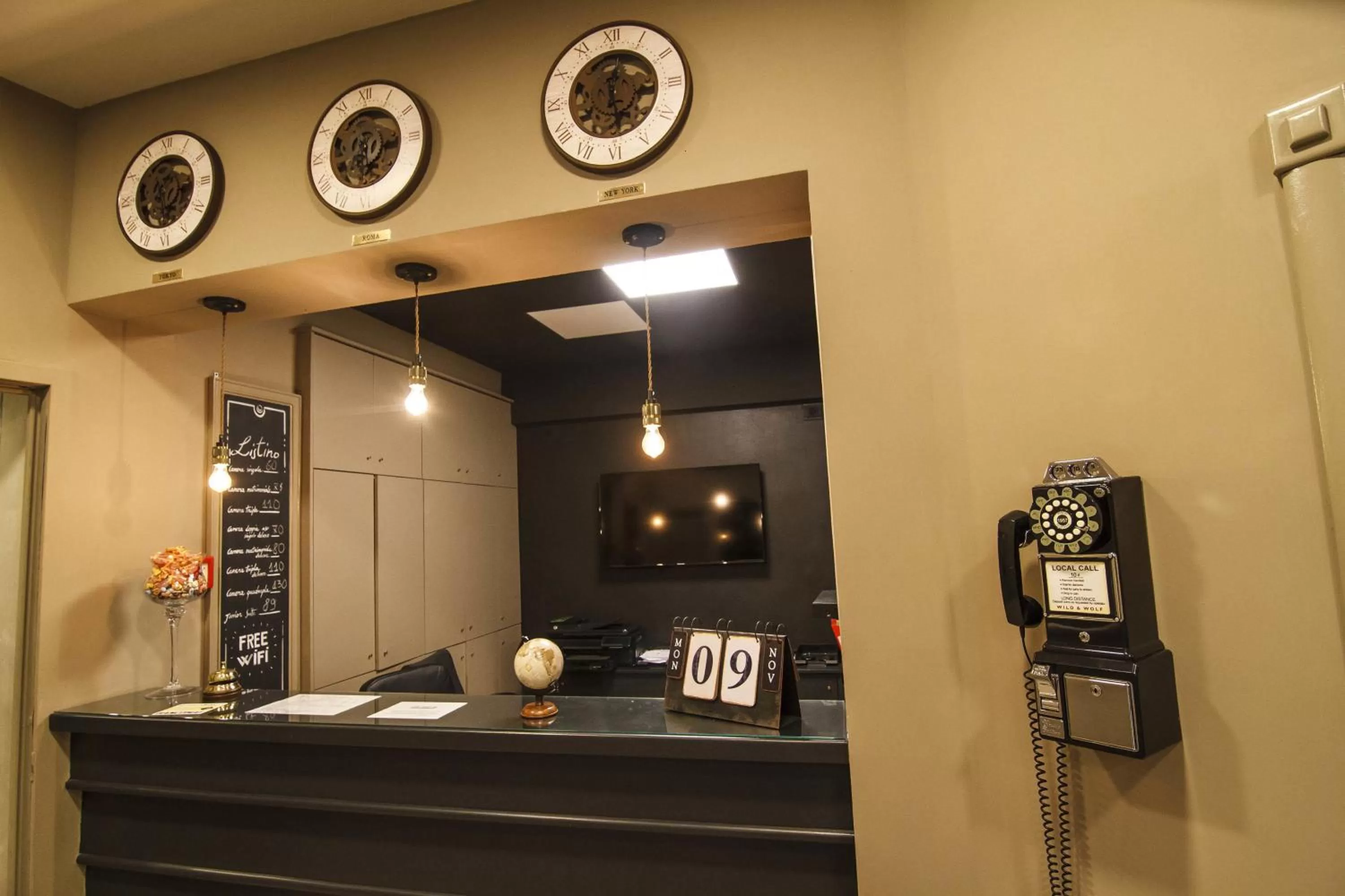 Lobby or reception in Piccolo Hotel Allamano