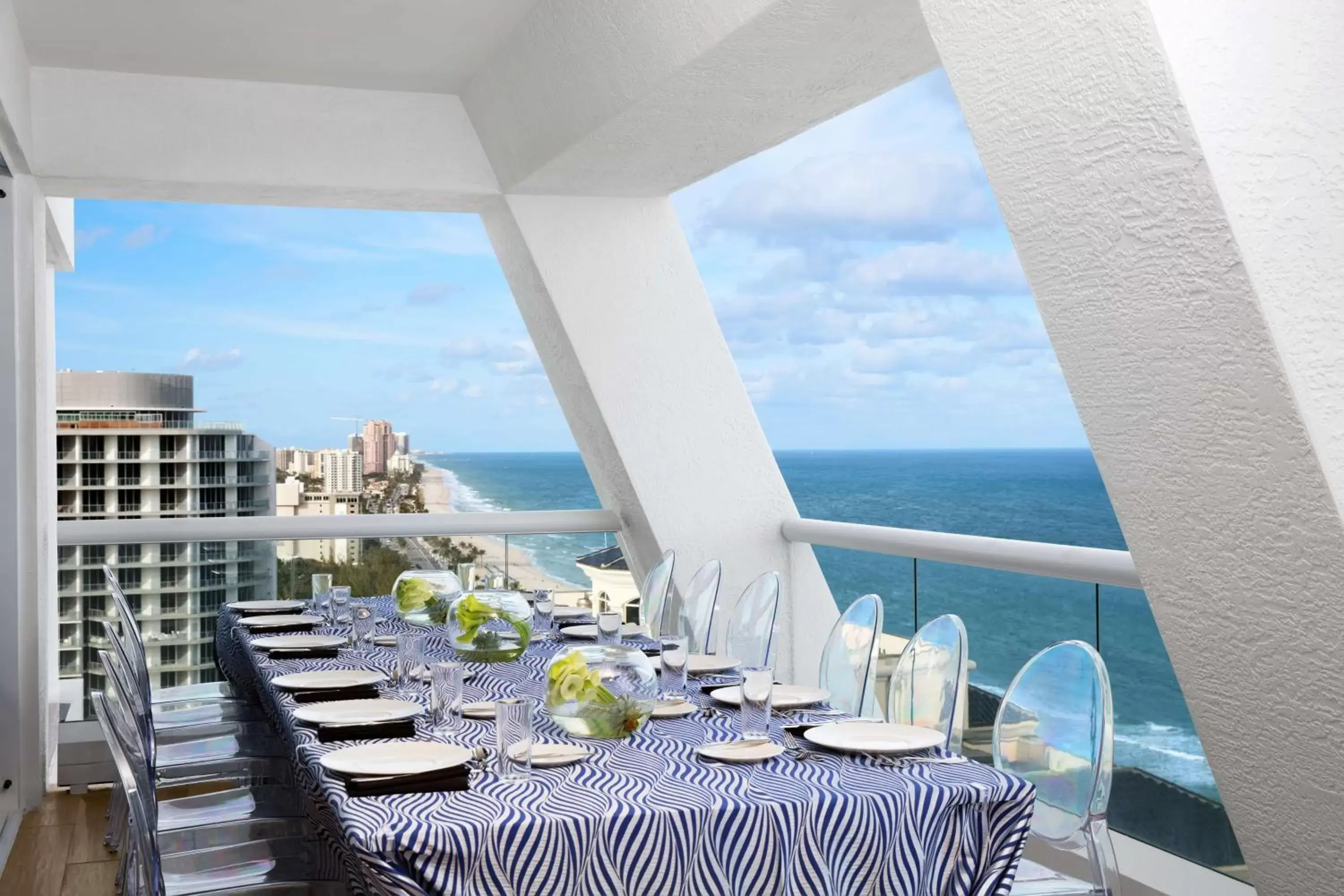 Patio in Conrad Fort Lauderdale Beach