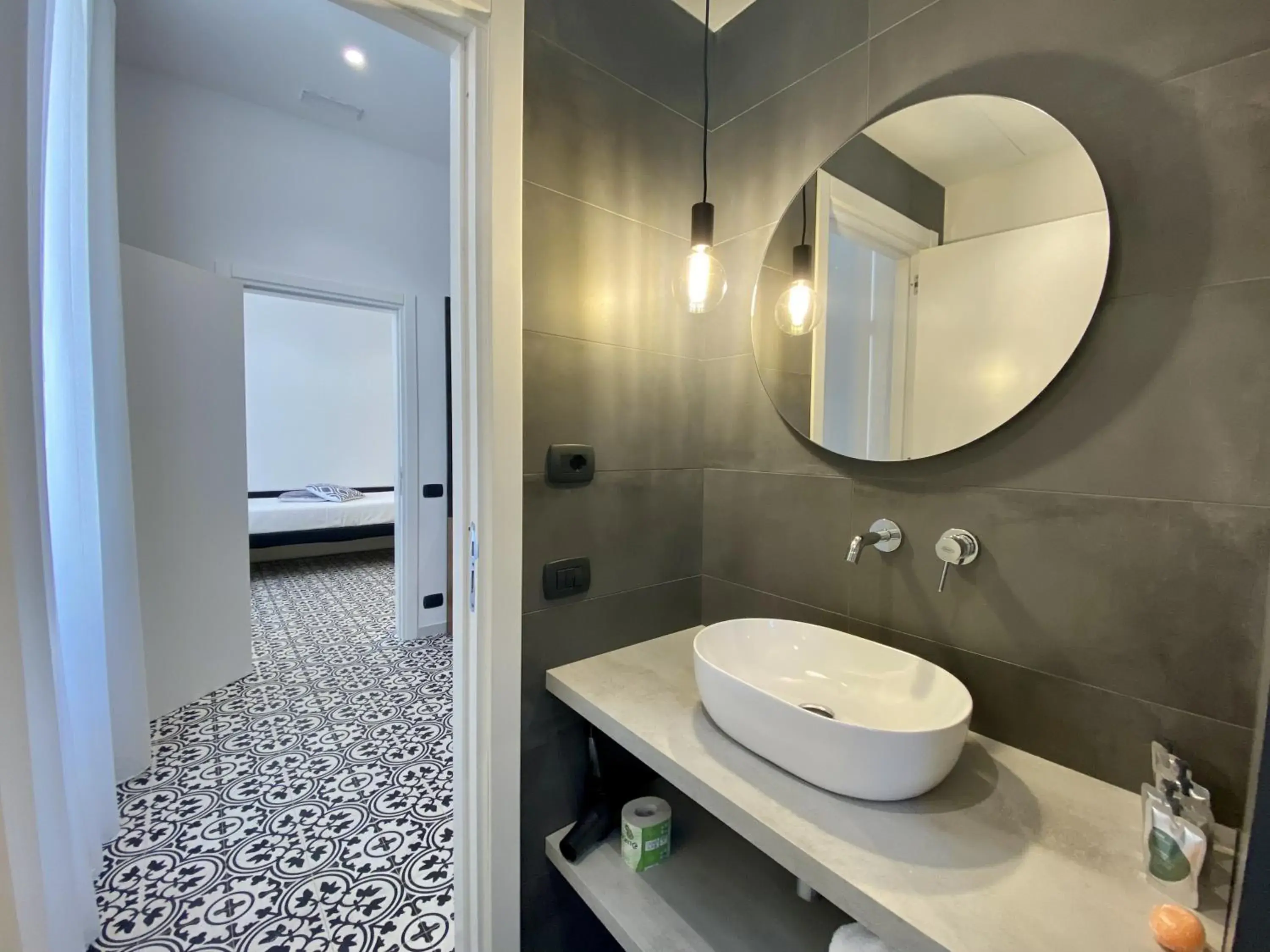 Bathroom in Badia Nuova Residence