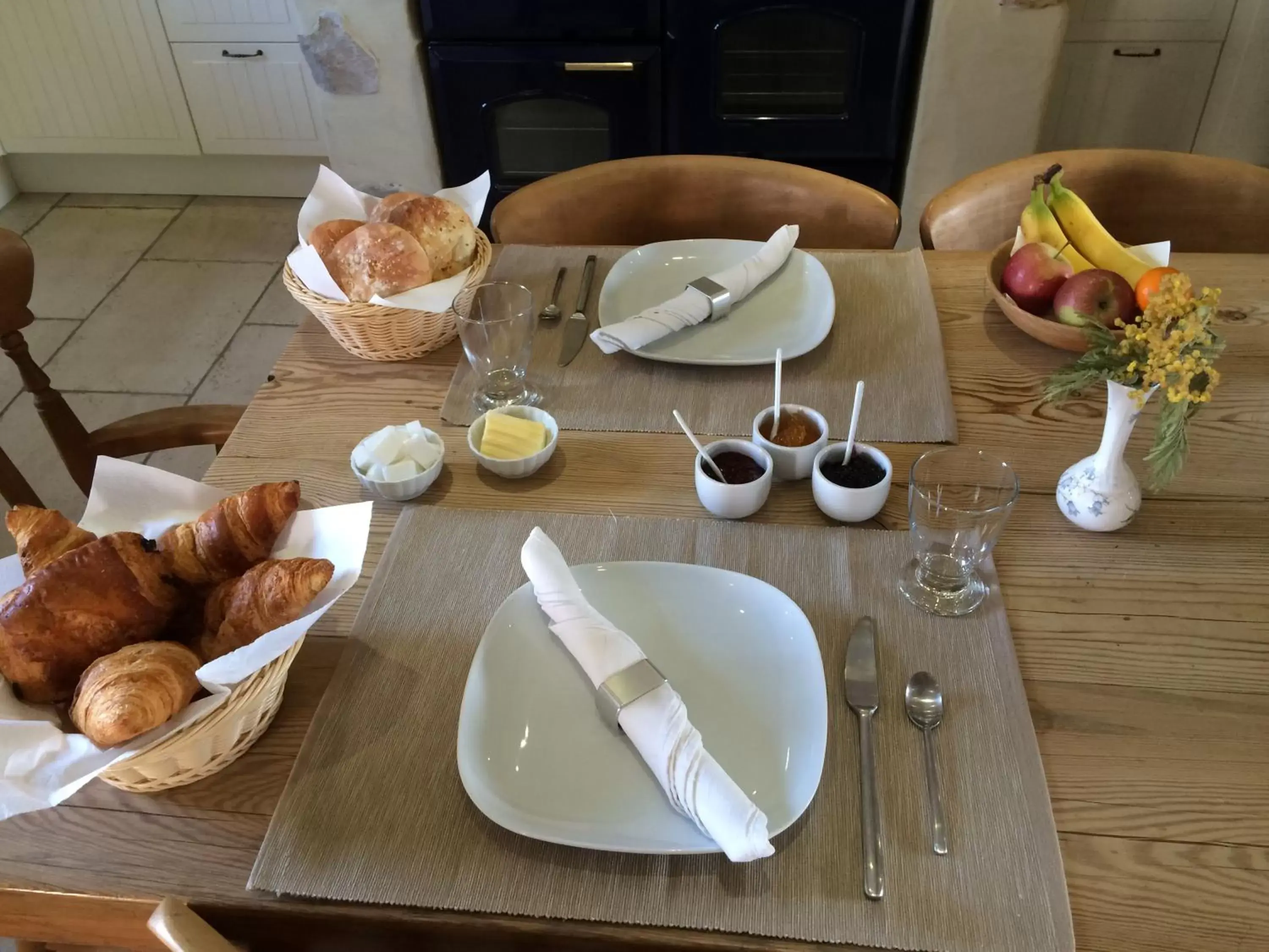Continental breakfast, Breakfast in Les Glycines