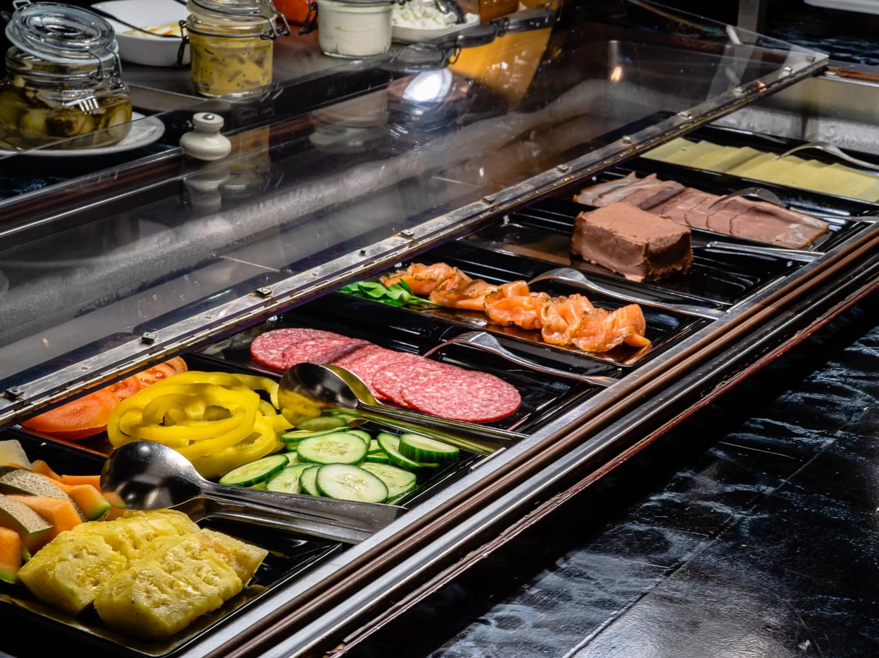 Buffet breakfast in Fagersta Wärdshuset C. Dickens