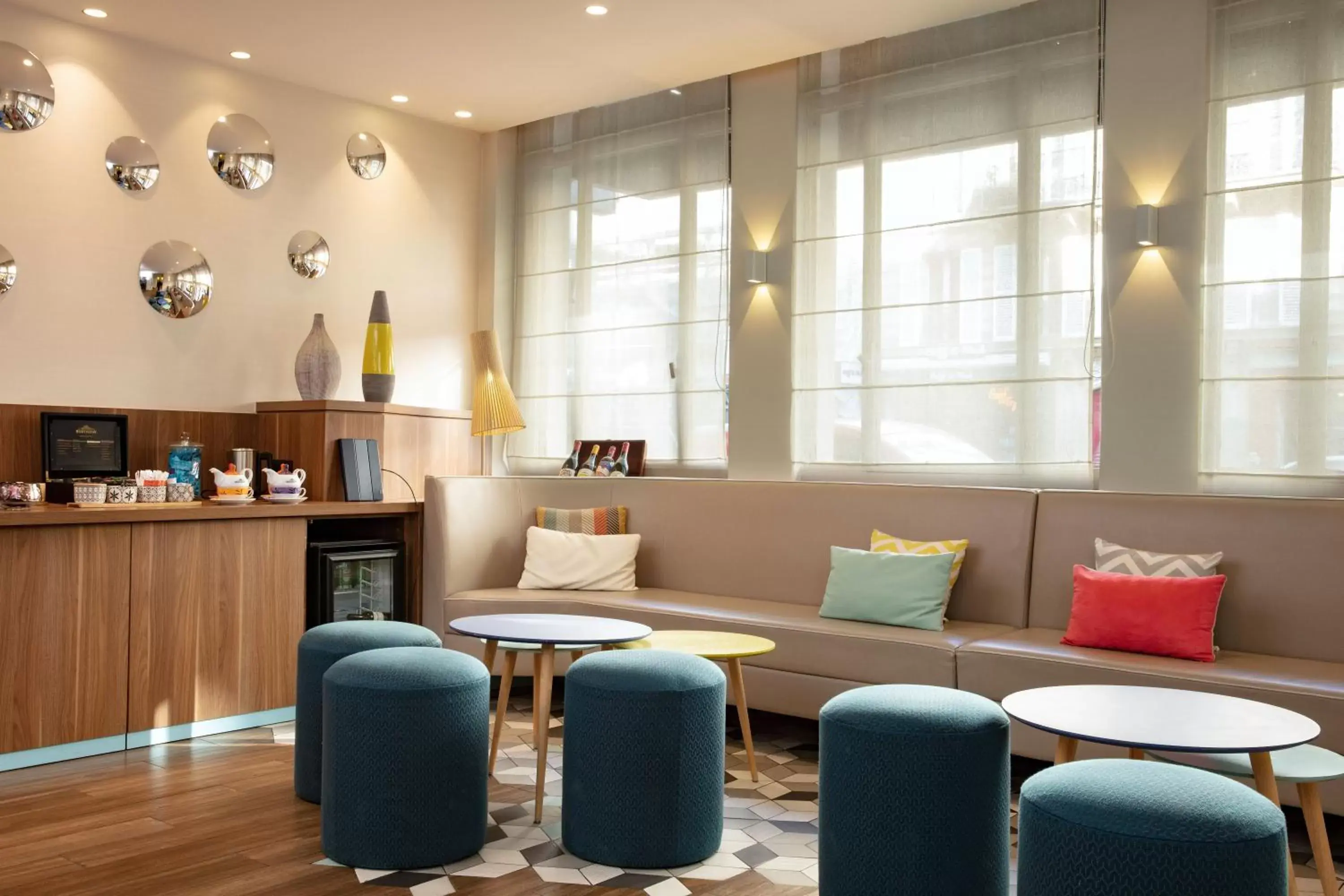 Lobby or reception in Hotel des Nations Saint Germain Lobby or reception in Hotel des Nations Saint Germain