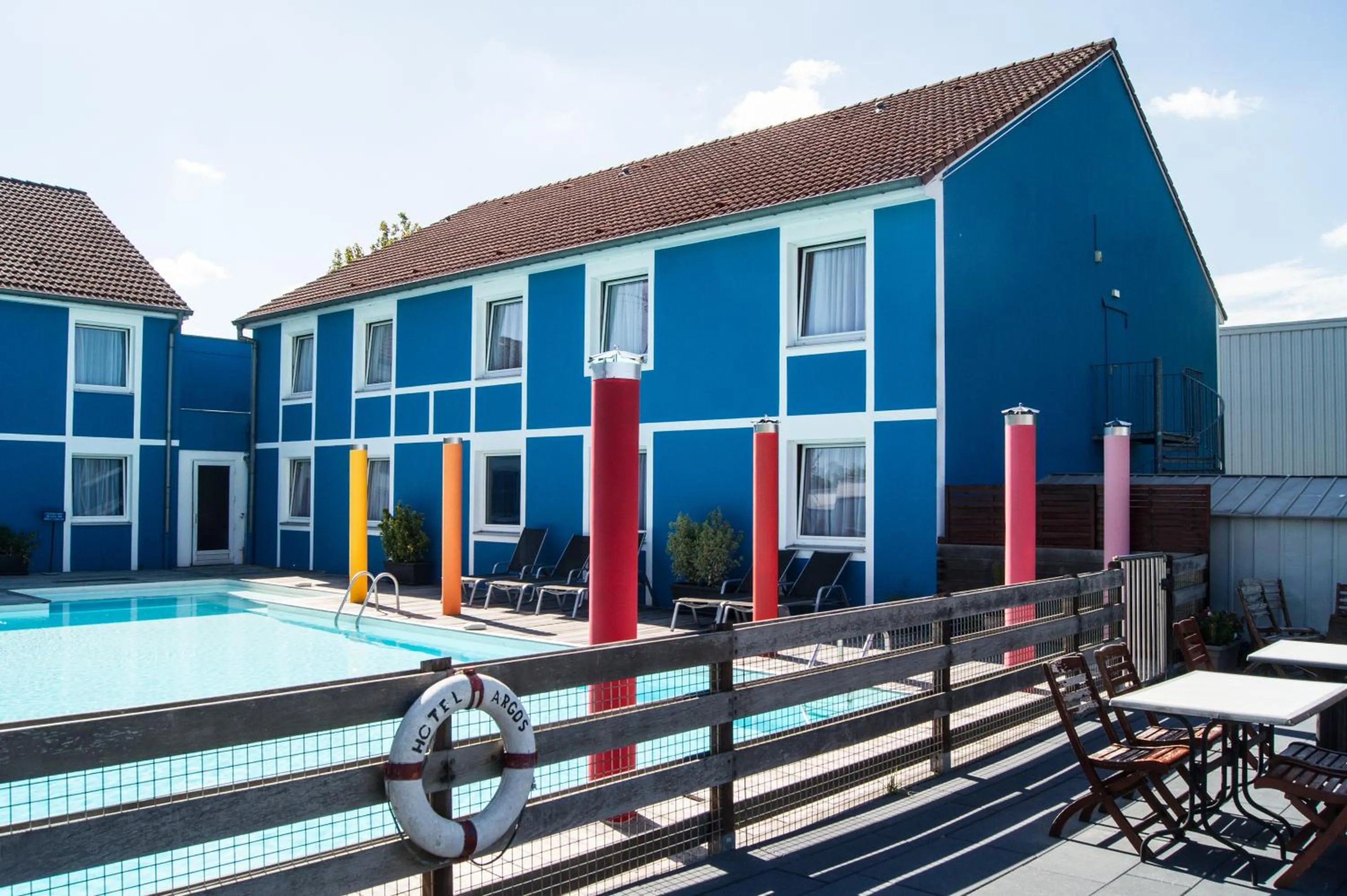 Garden in Hotel Restaurant Argos, Strasbourg Nord