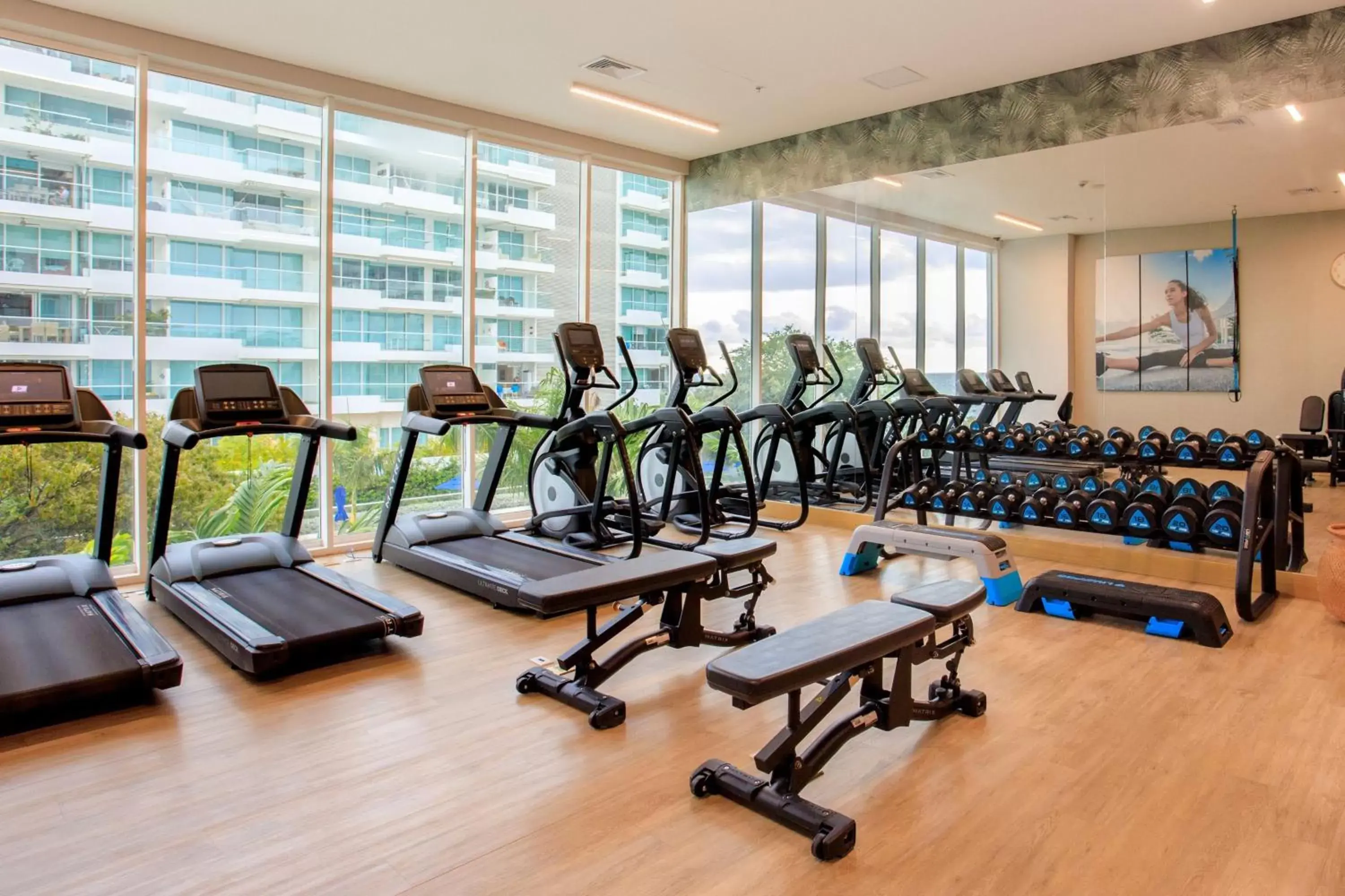 Fitness centre/facilities, Fitness Center/Facilities in Santa Marta Marriott Resort Playa Dormida