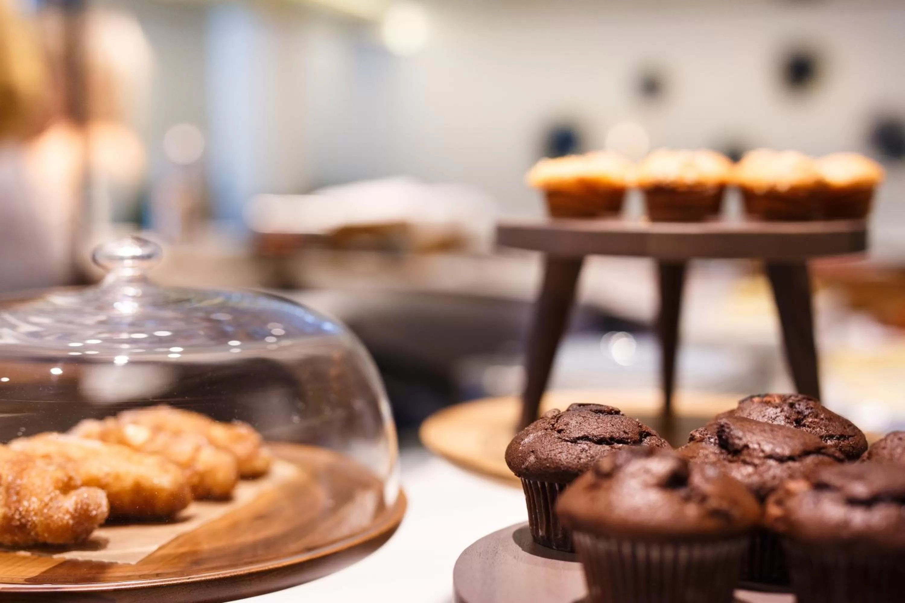 Buffet breakfast in Grand Hyatt Barcelona