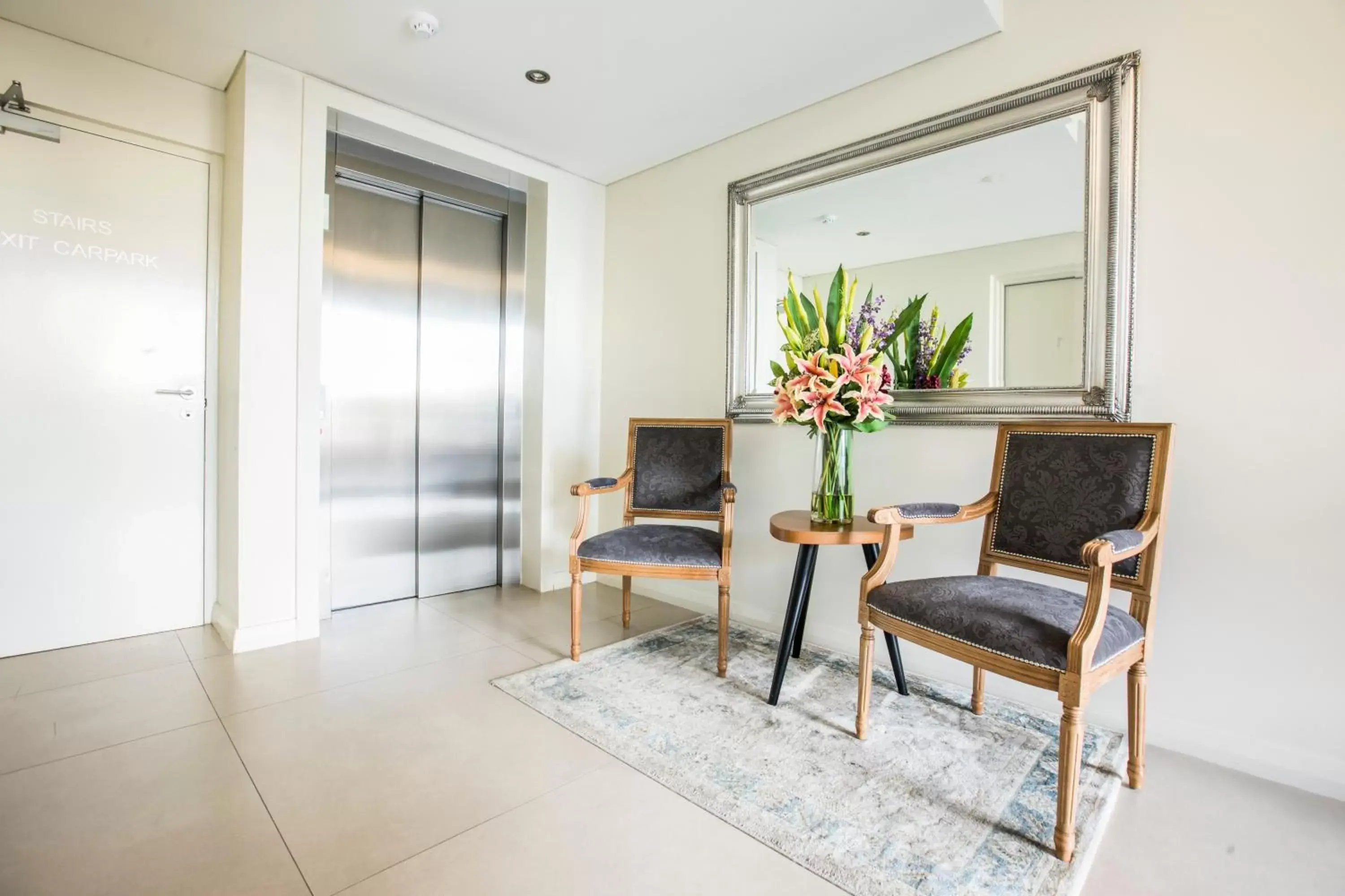 Seating Area in Zappeion Apartments