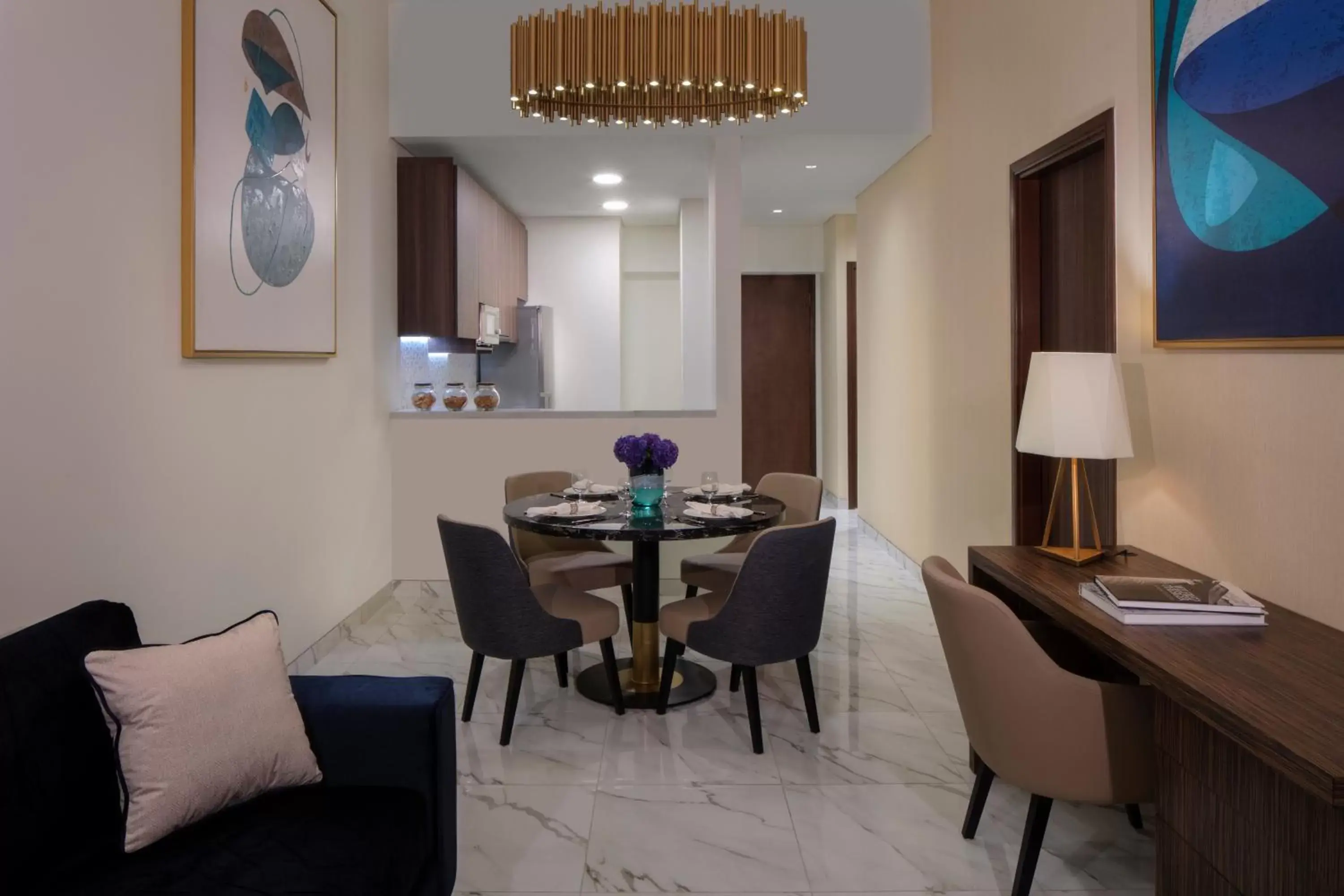 Seating area, Dining Area in Avani Plus Palm View Dubai Hotel & Suites