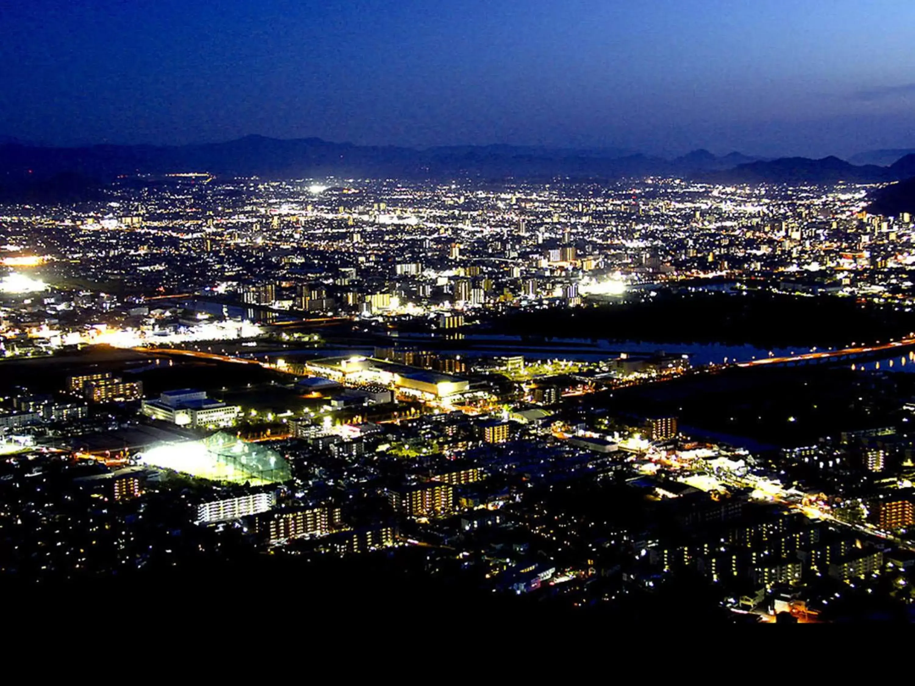 Night, Bird's-eye View in Hotel Bokaiso