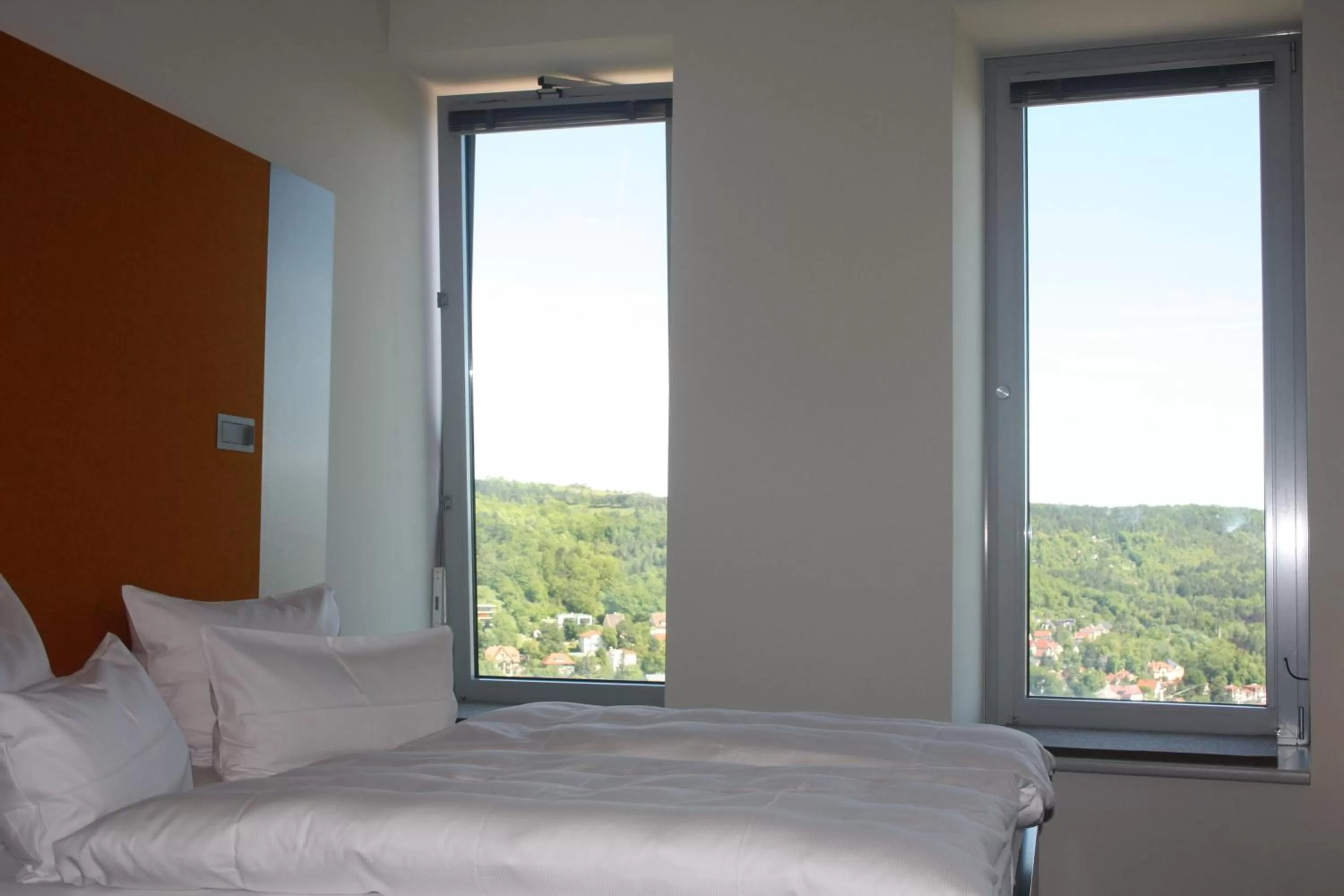 Bed in Scala Turm Hotel Restaurant