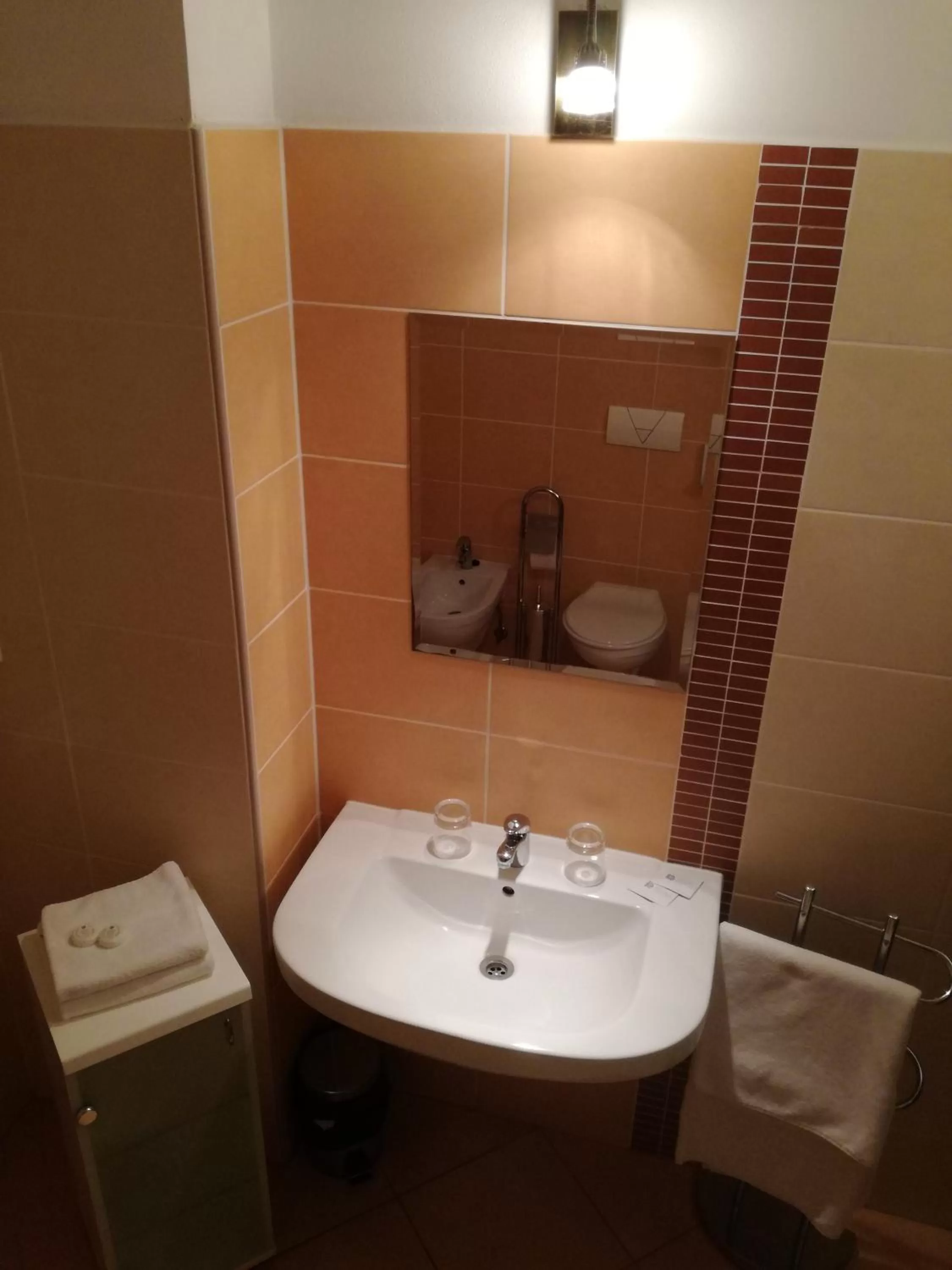 Bathroom in garni Hotel S.O.G.* * *