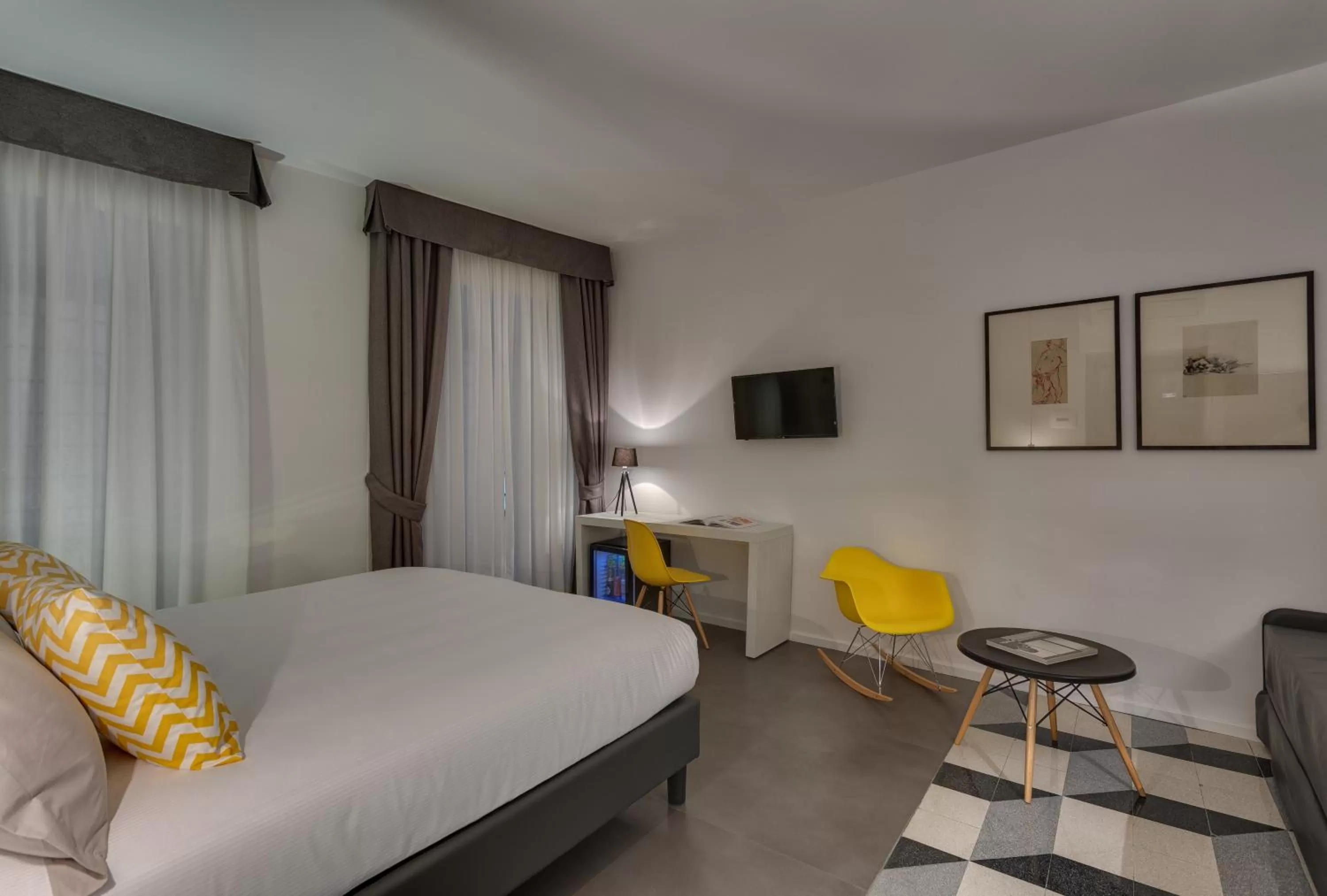 Bedroom, Bed in Navona Theatre Hotel