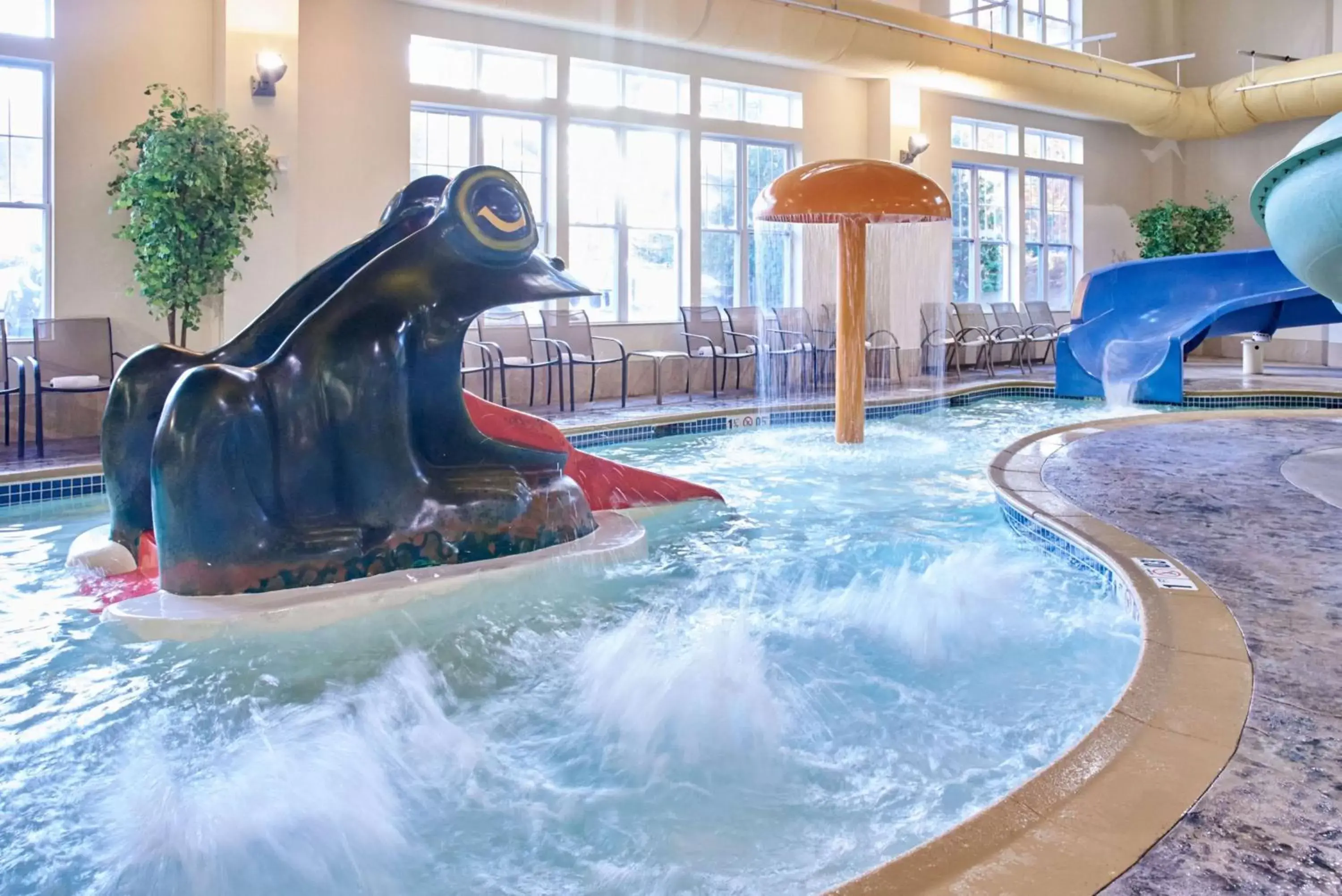Swimming pool, Water Park in Hampton Inn & Suites North Conway