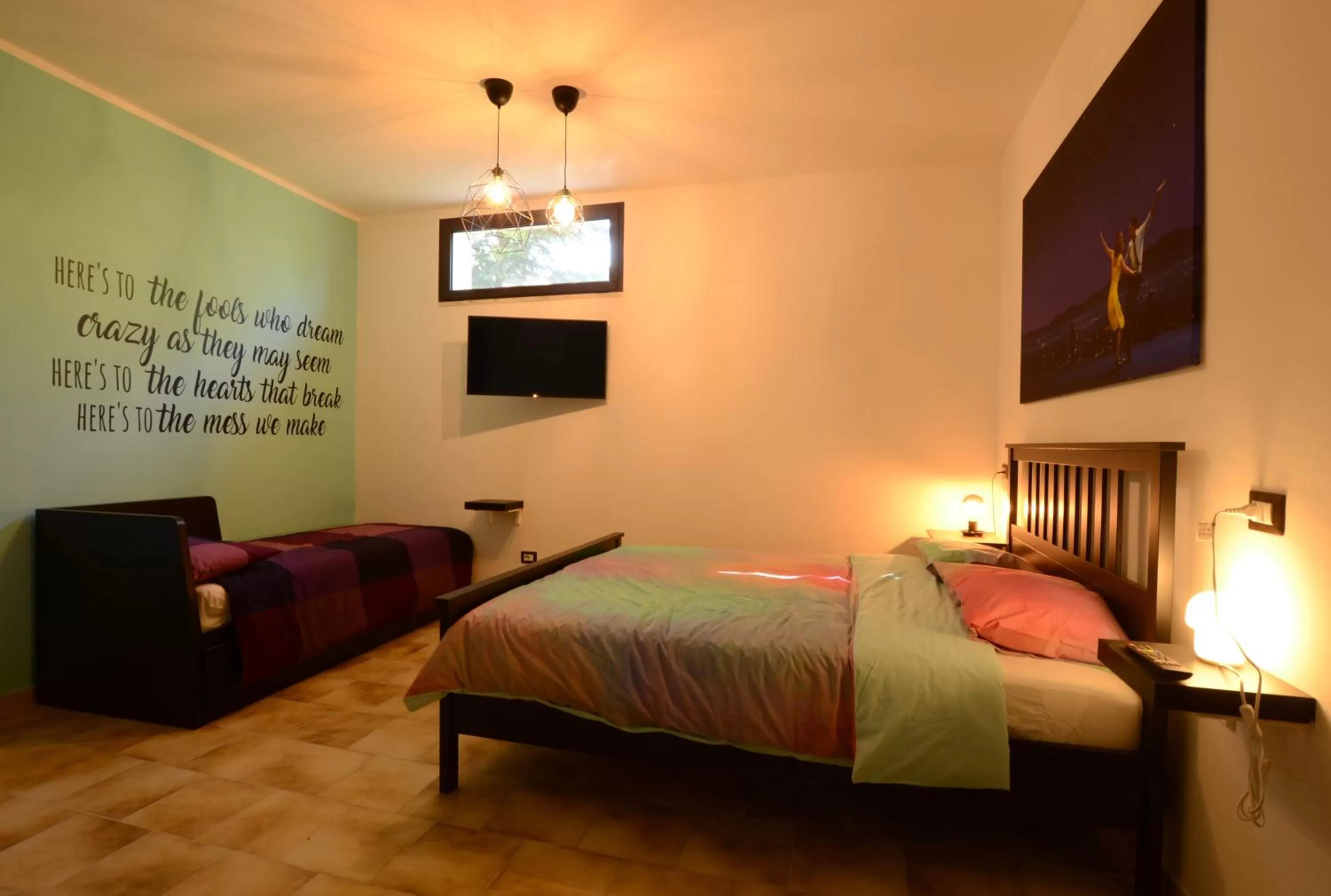 Bed in B&B La La Rose