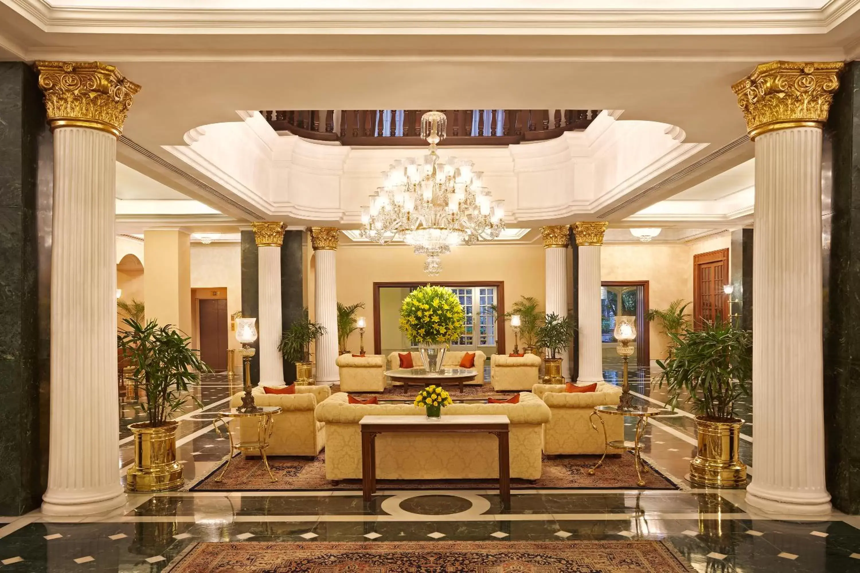Lobby or reception in The Oberoi Grand Kolkata Lobby or reception in The Oberoi Grand Kolkata