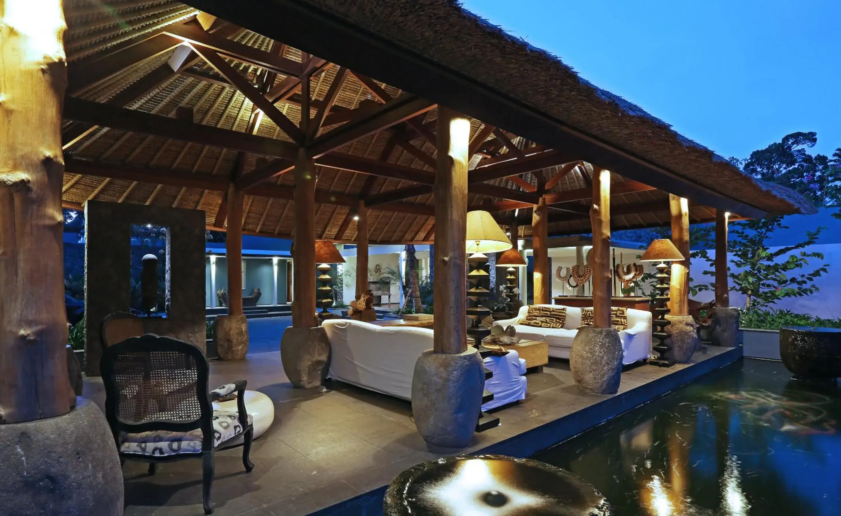 Lobby or reception in The Purist Villas & Spa Ubud