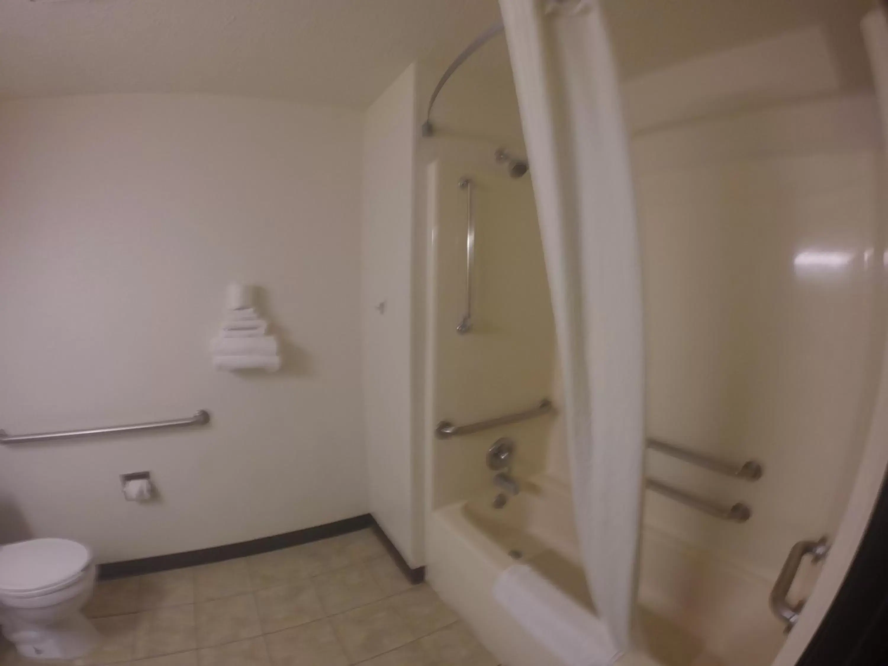Bathroom in Super 8 by Wyndham Waco University Area