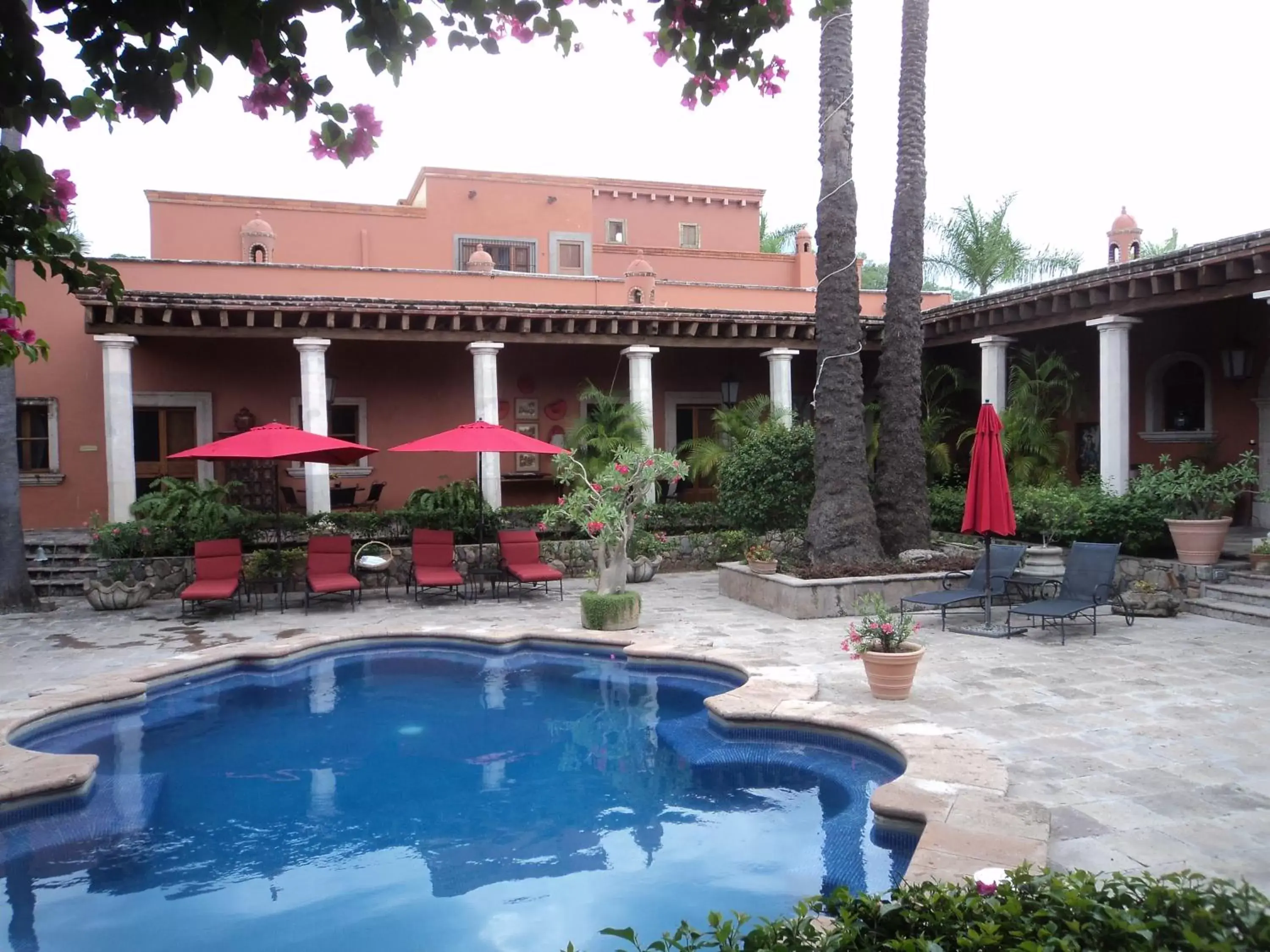 Garden, Swimming Pool in Hacienda de los Santos