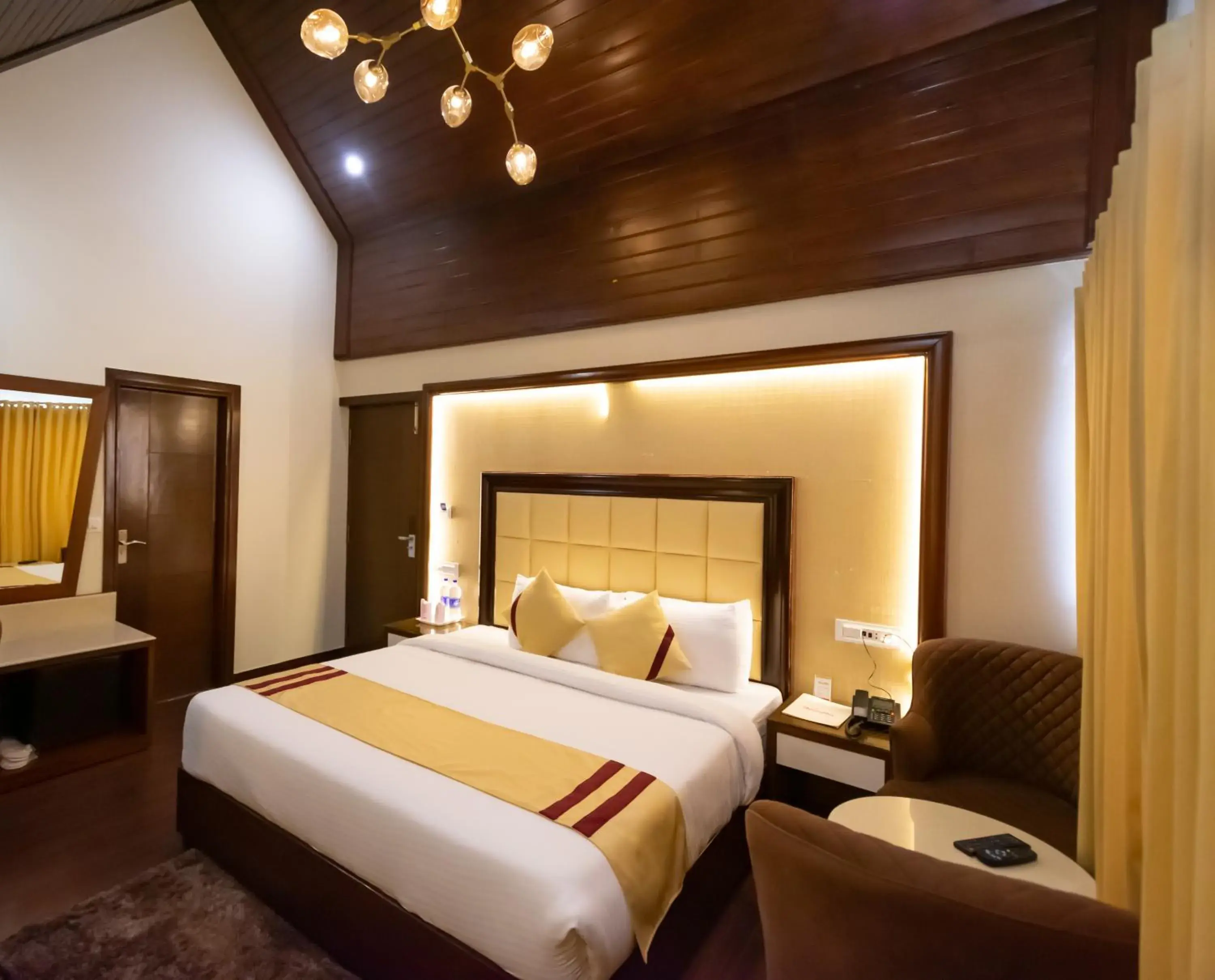 Bedroom, Bed in The Highland Park - A Truly River side Resort Bedroom, Bed in The Highland Park - A Truly River side Resort
