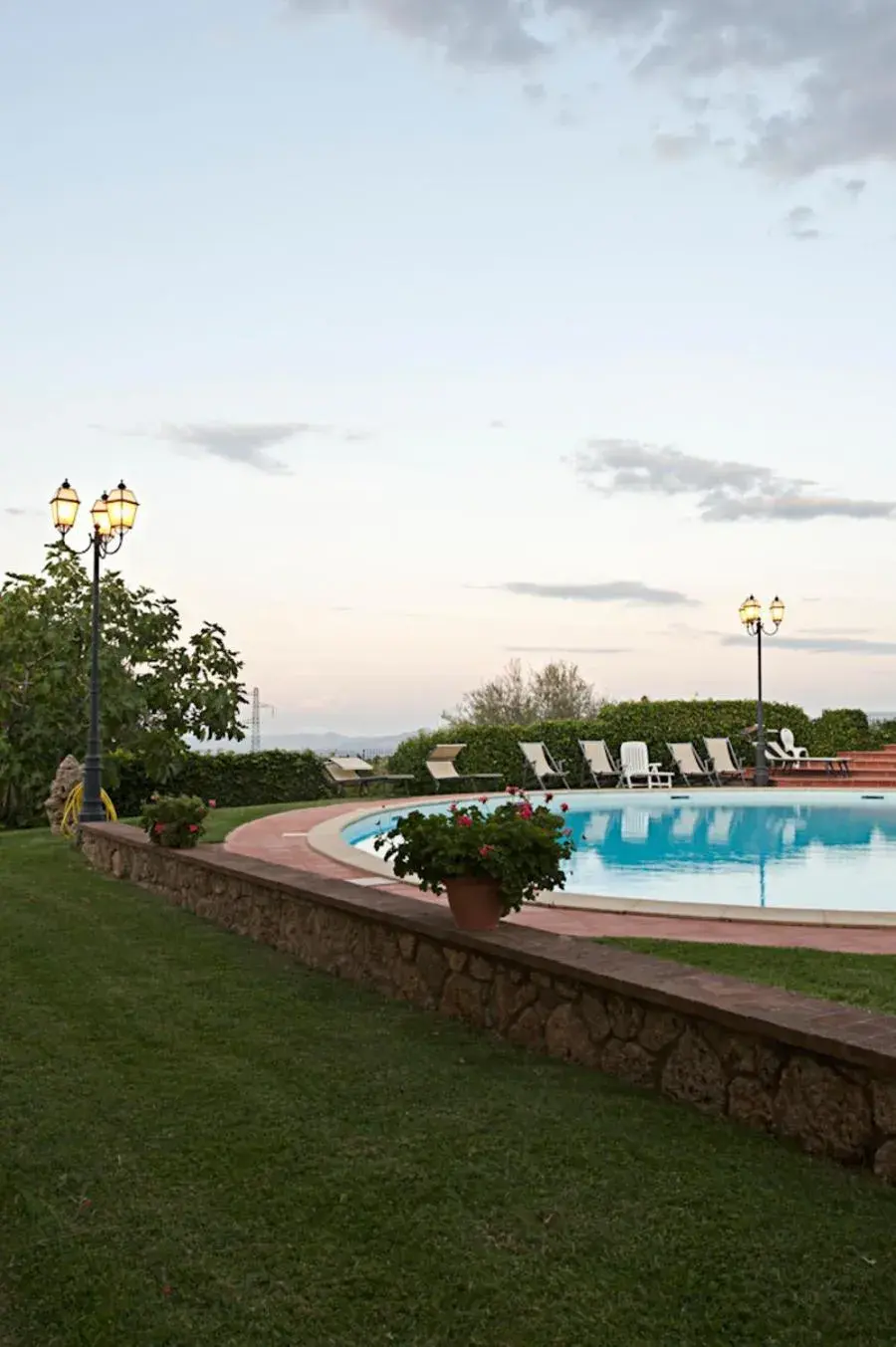 Balcony/Terrace, Swimming Pool in Albergo La Lanterna