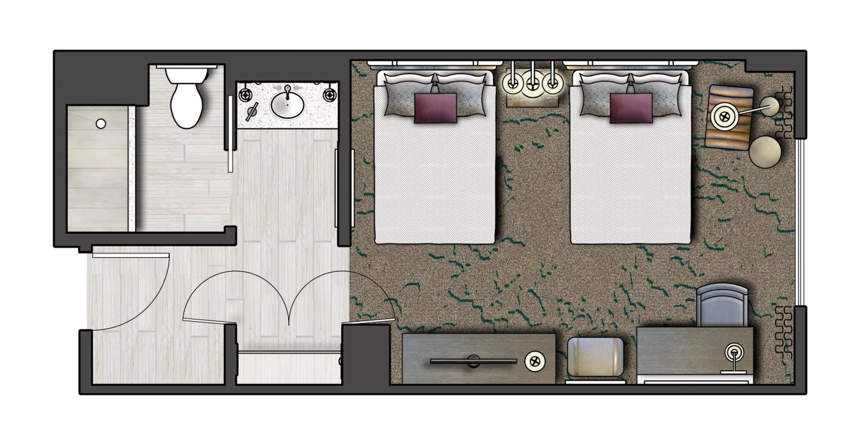 Water View Room - Two Queen Beds (Includes FREE^ Universal Express Unlimited) in Universal's Loews Royal Pacific Resort