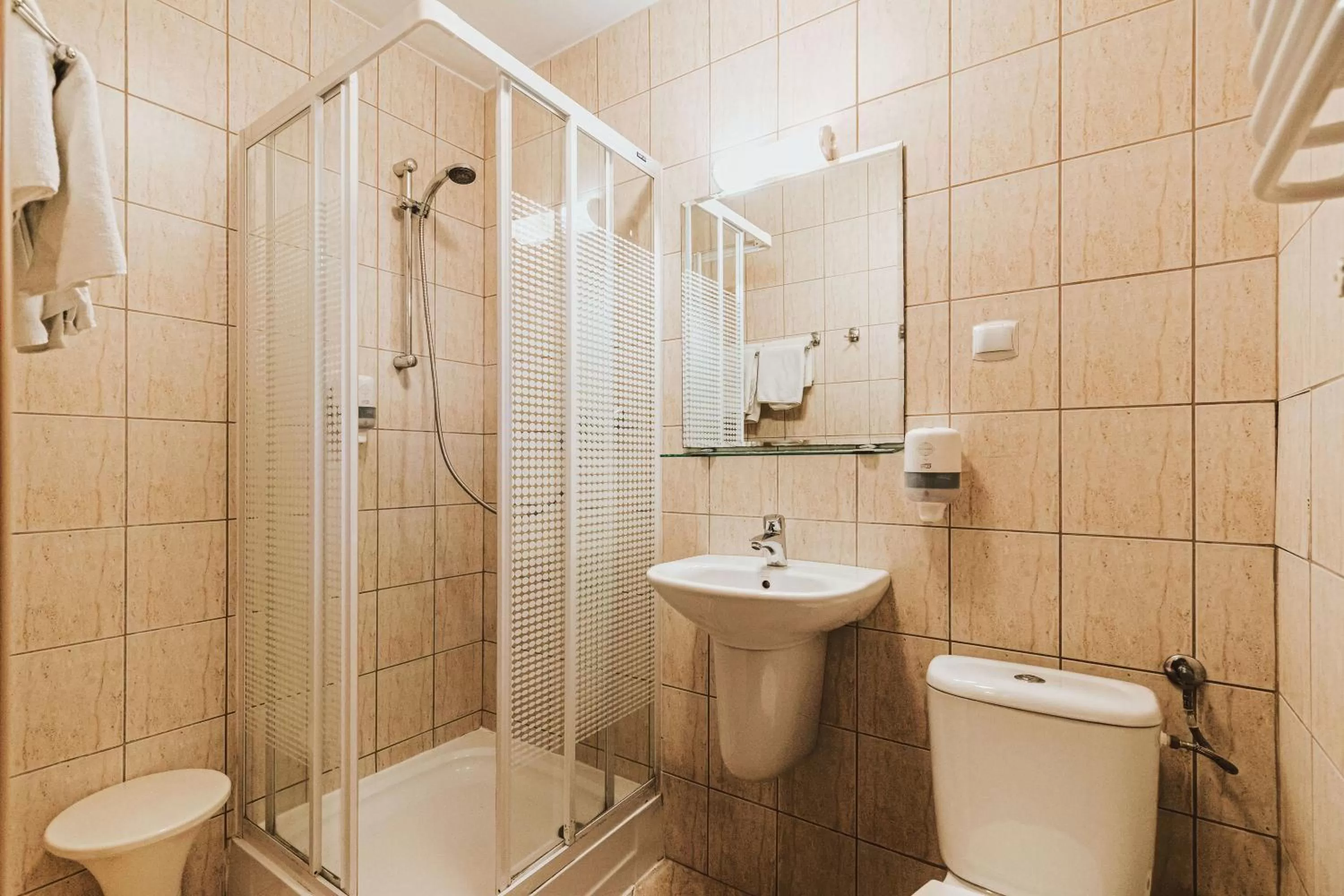 Bathroom in Hotel Gromada Łomża