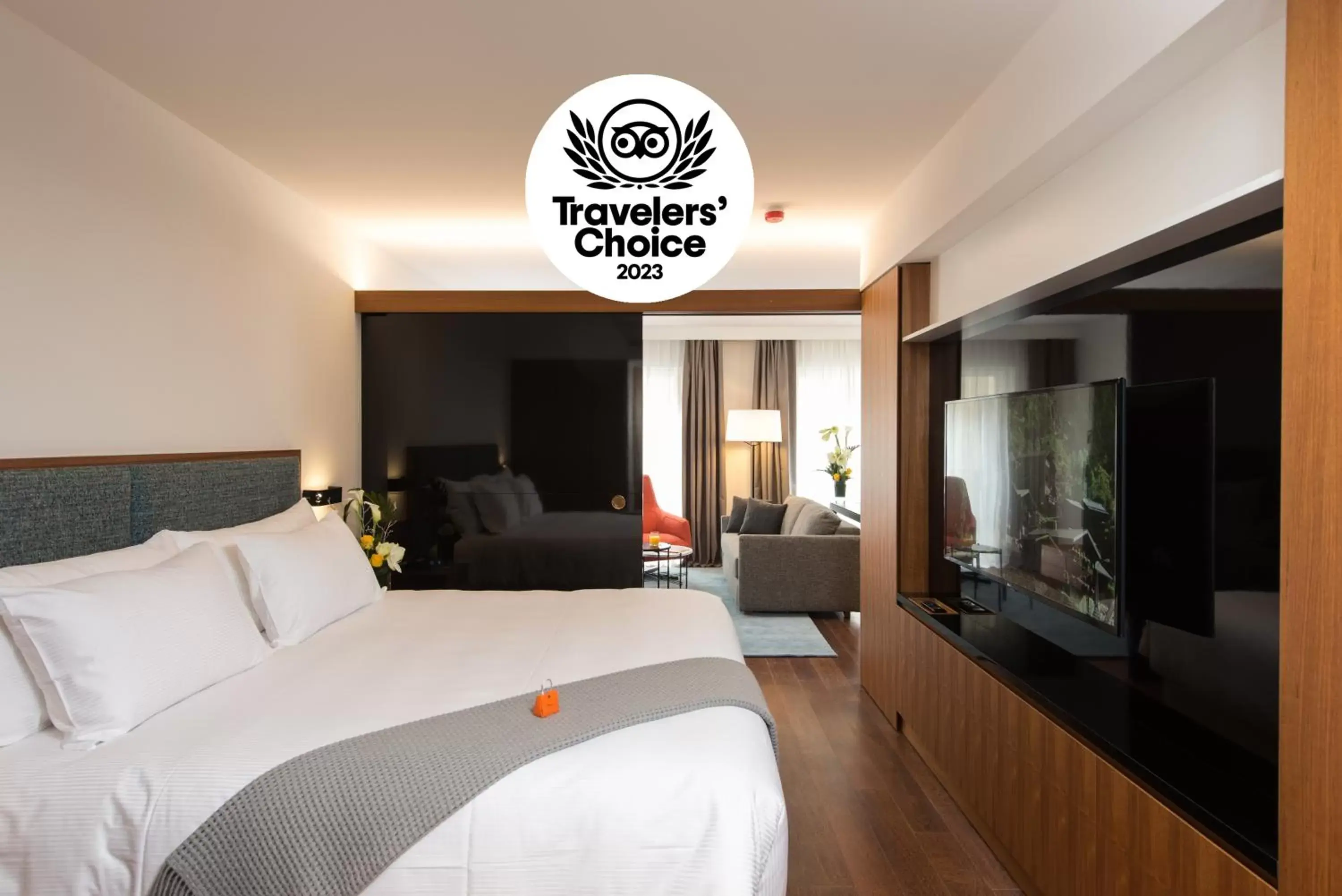Bed in Fraser Suites Geneva - Serviced Apartments