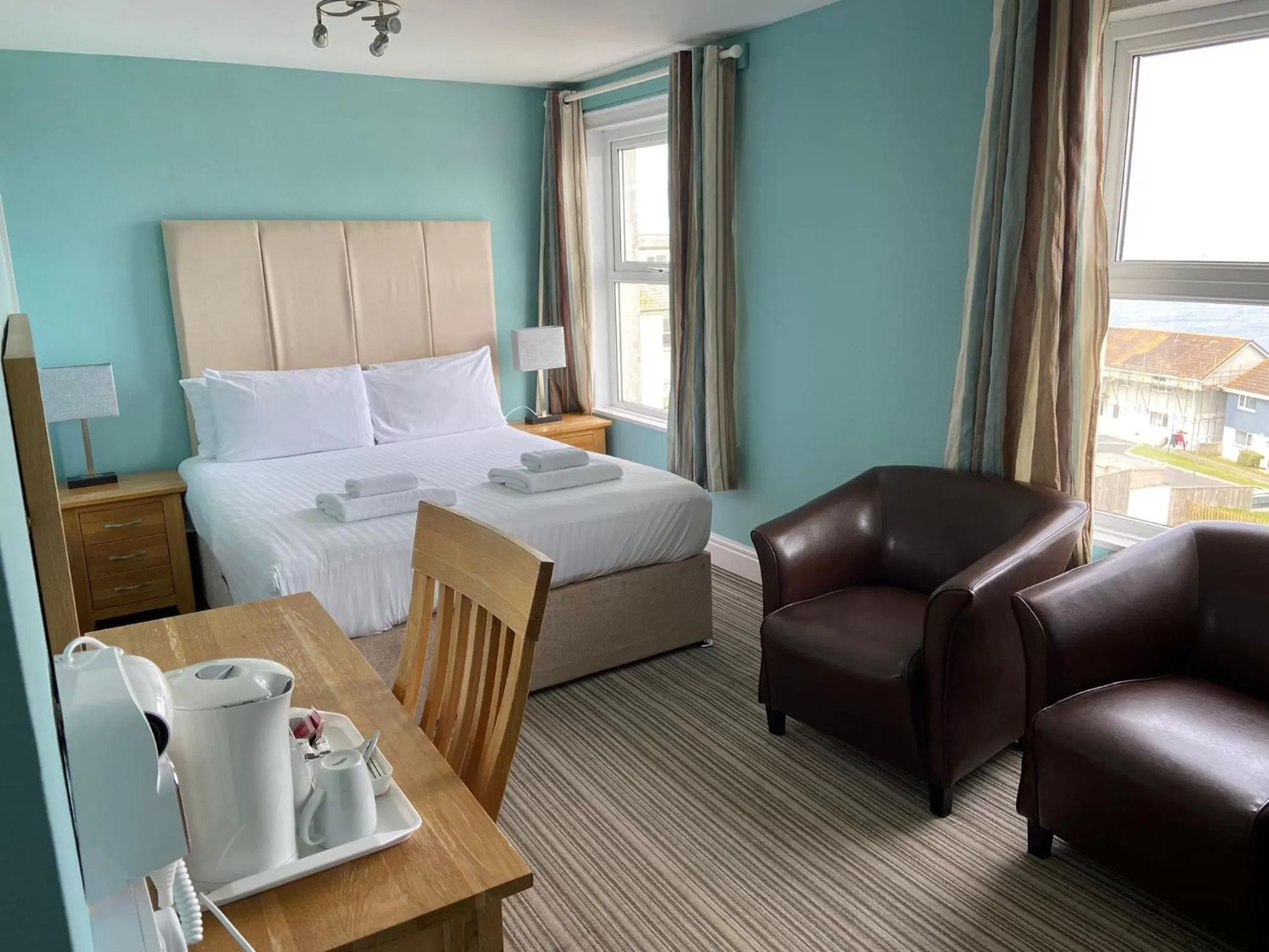 Photo of the whole room, Bed in Pentire Newquay Cornwall Hotel