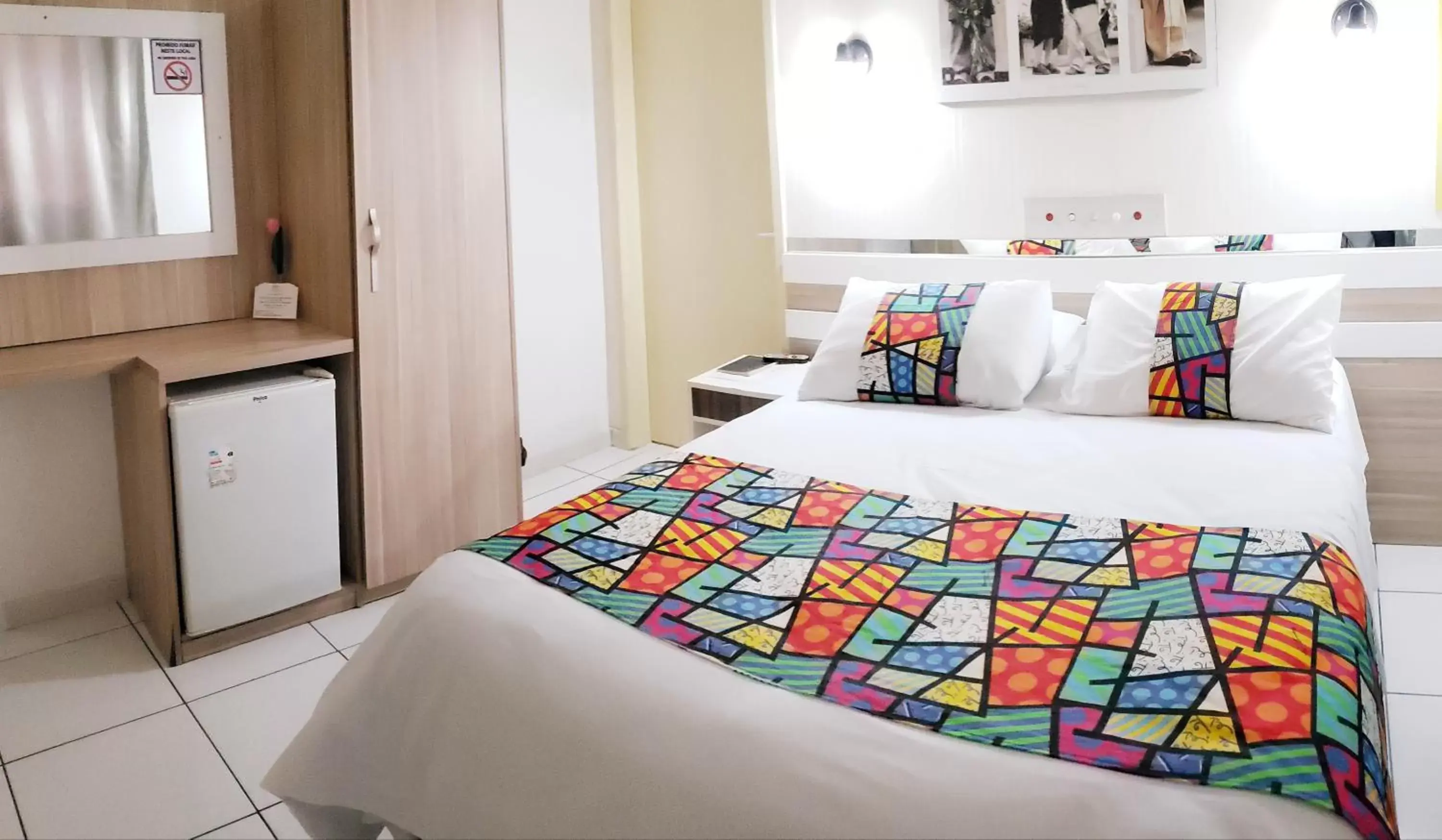 Bed in Hotel Rediadri - Capão da Canoa